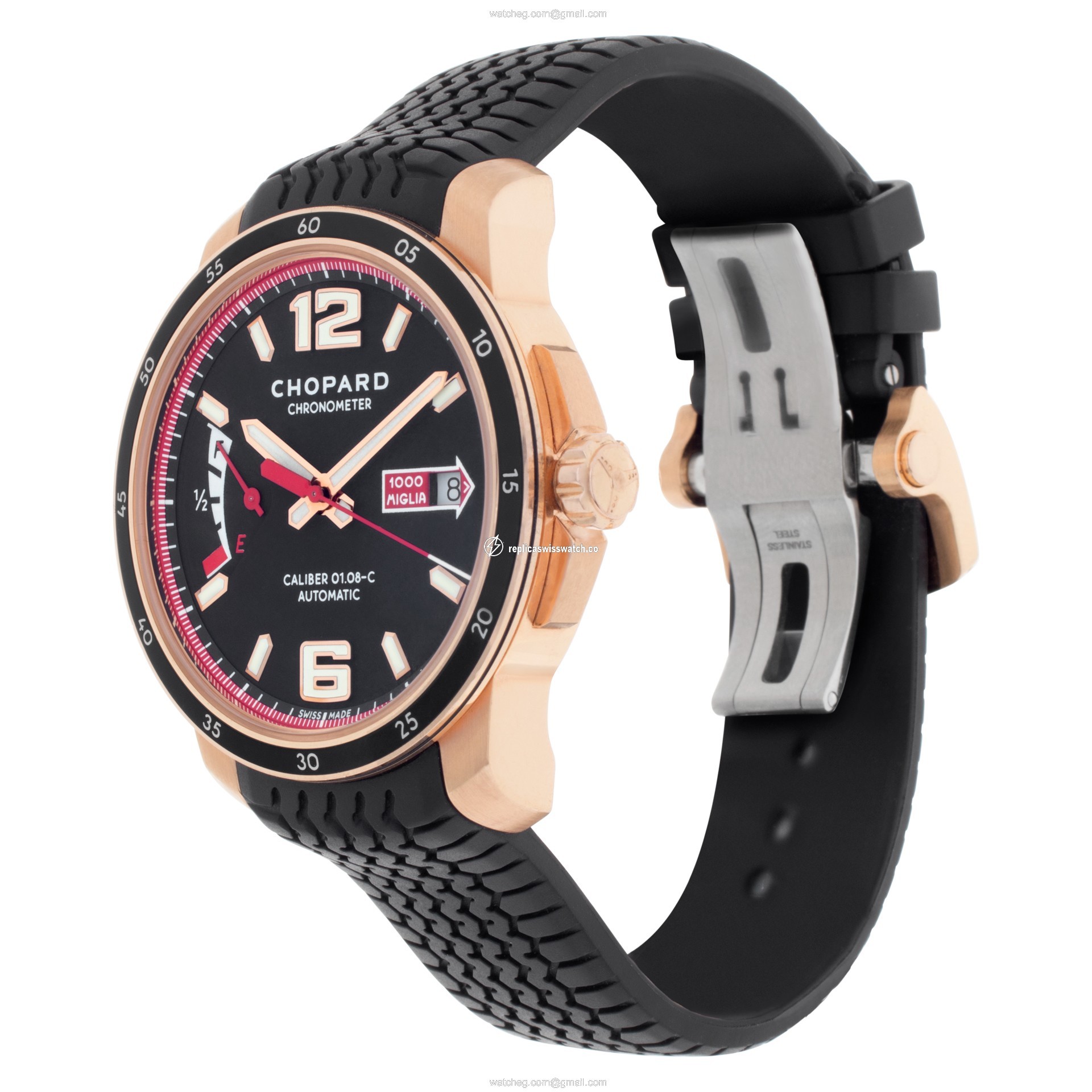 Chopard 161296 Mille Miglia Automatic Male 18k rose gold Replica