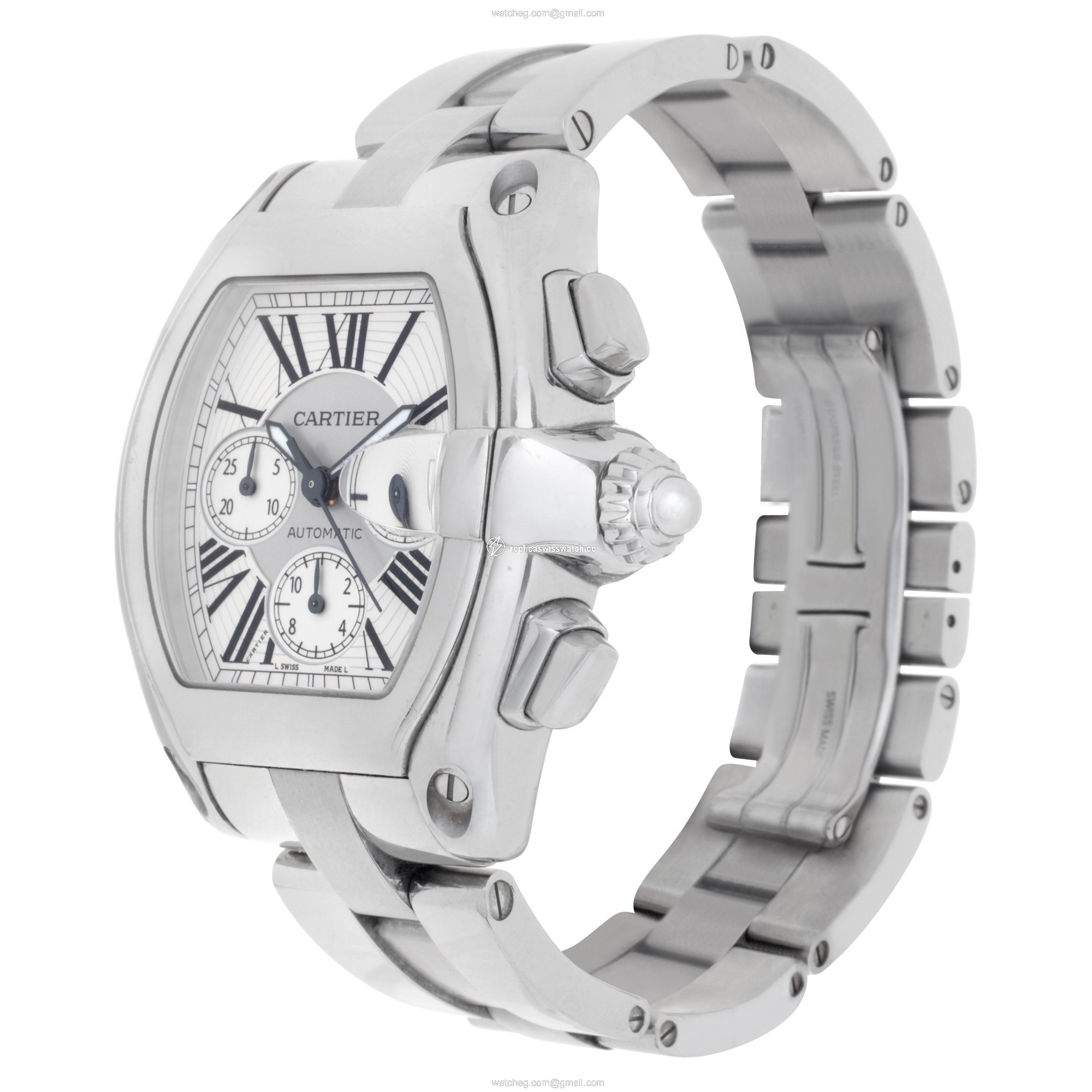 Cartier W62019X6 Roadster Automatic Male Stainless Steel Replica