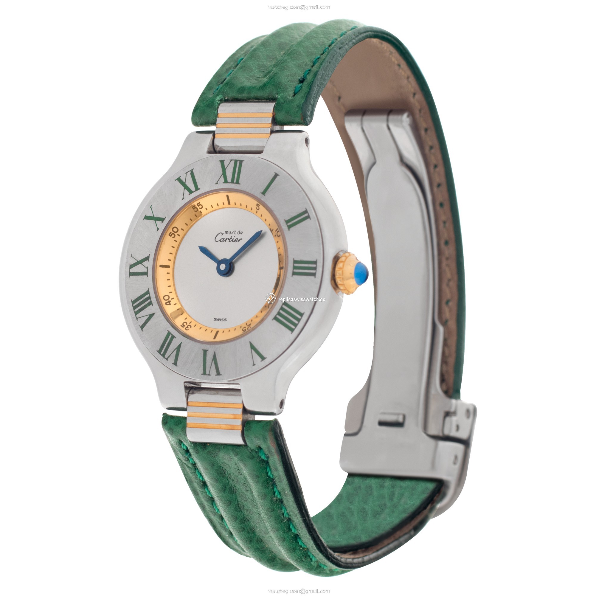Cartier 1340 Must 21 Quartz Female Stainless Steel Replica