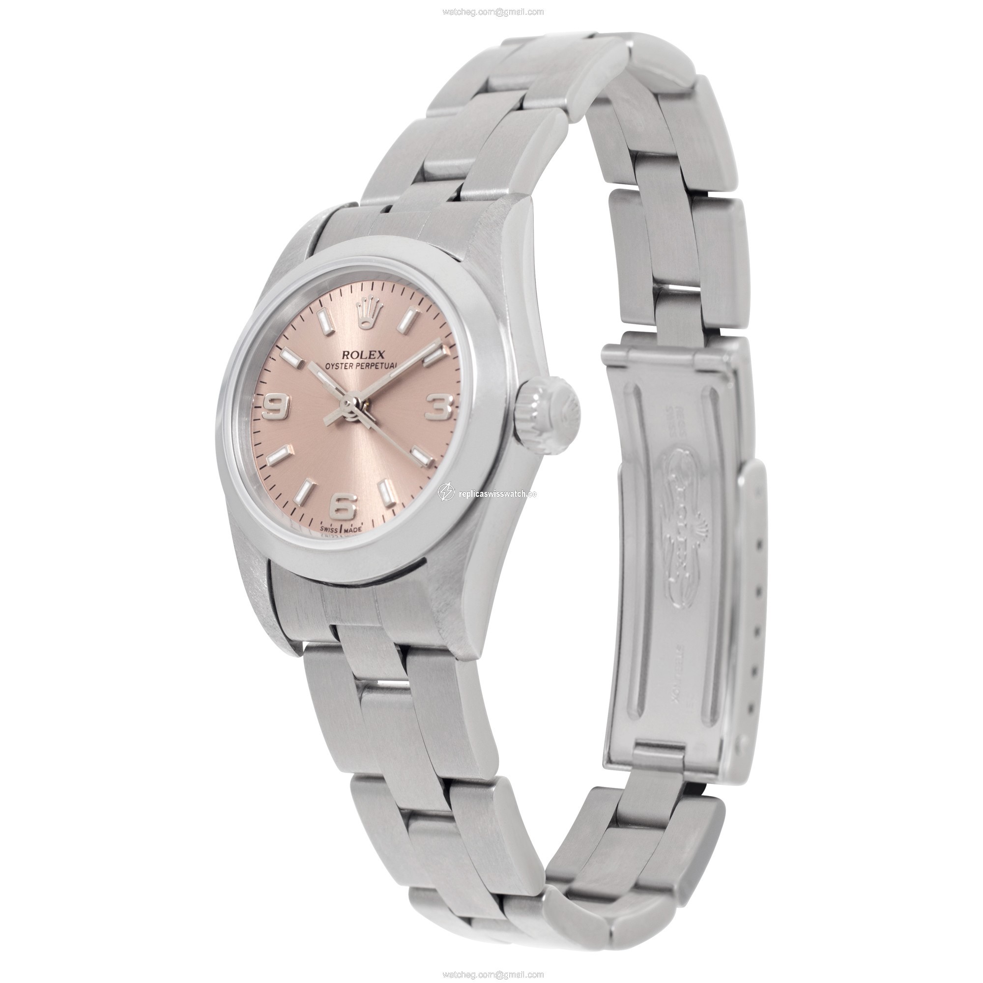 Rolex 67180 Oyster Perpetual Automatic Female Stainless Steel Replica