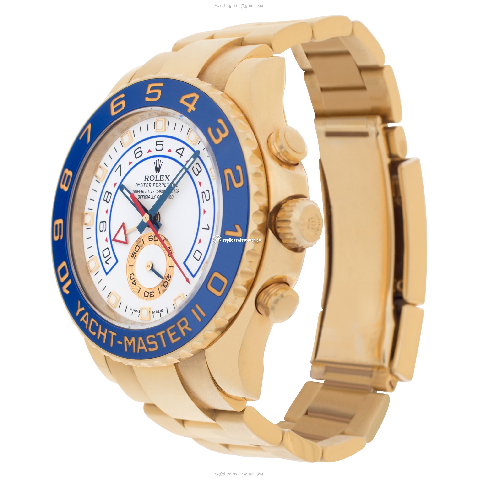 Rolex 116688 Yacht-Master II Automatic Male 18k Yellow Gold Replica