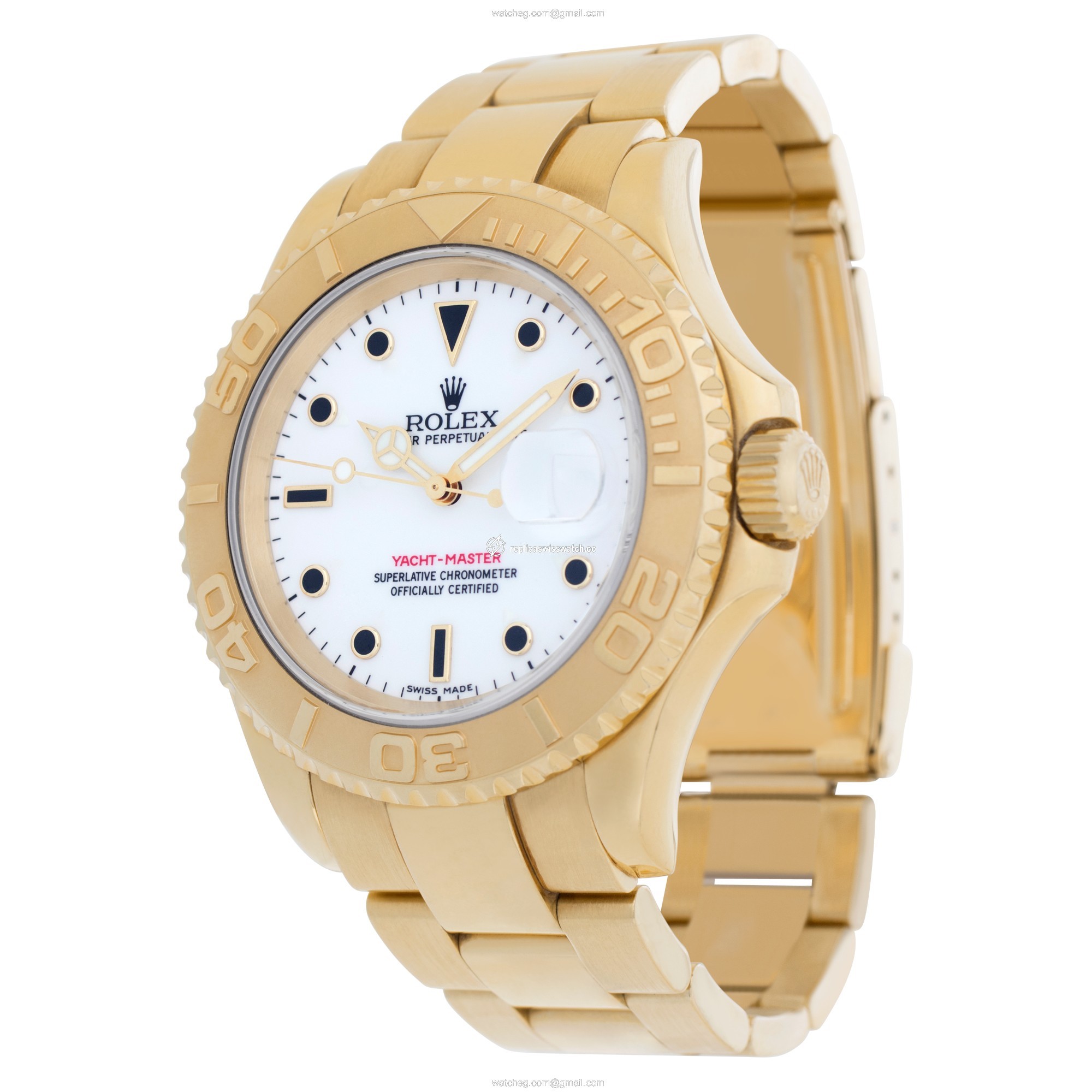 Rolex 16628B Yacht-Master Automatic Male 18k yellow gold Replica