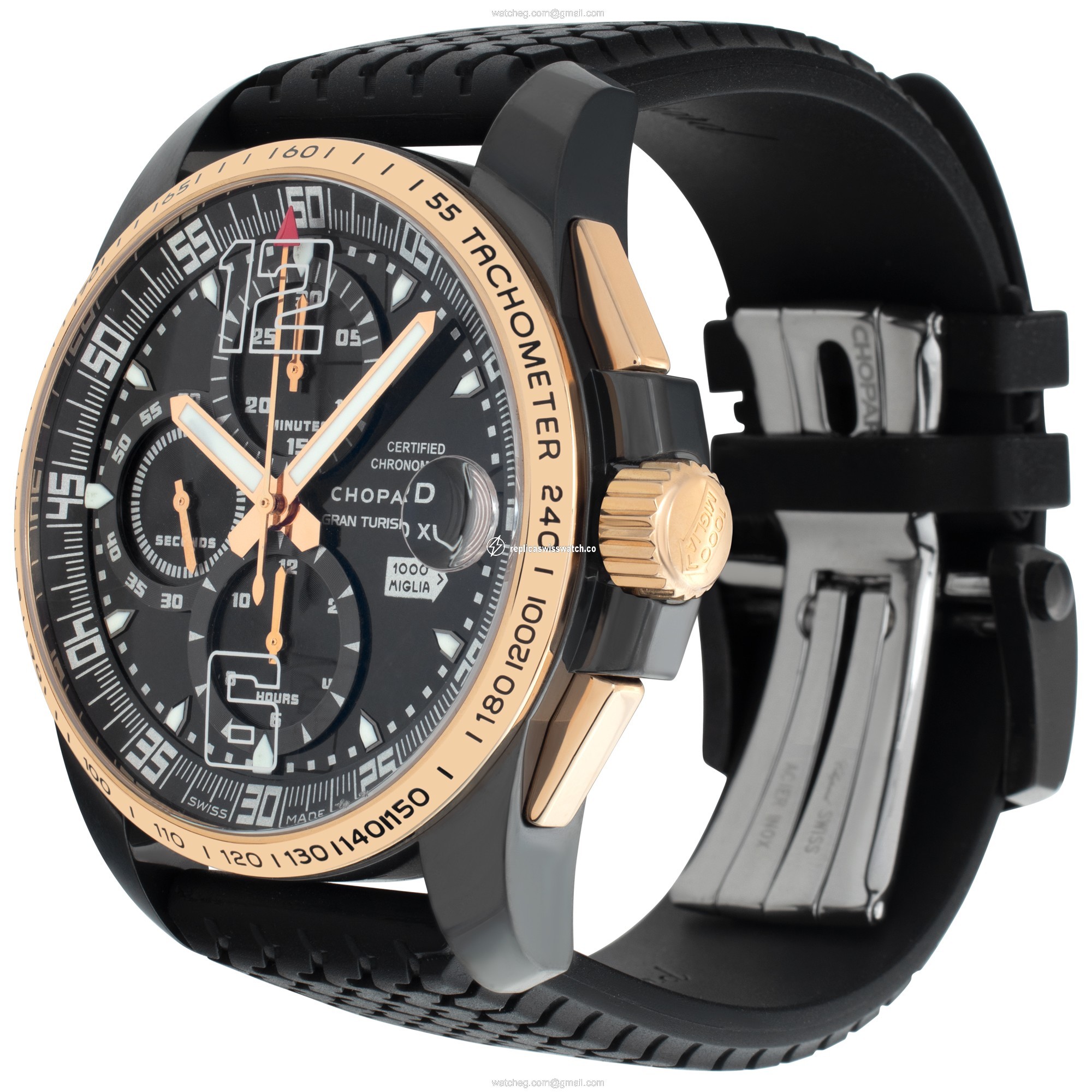 Chopard 16/8459 Mille Miglia Automatic Male PVD Watches Chopard 16/8459 Mille Miglia Automatic Male PVD Watches