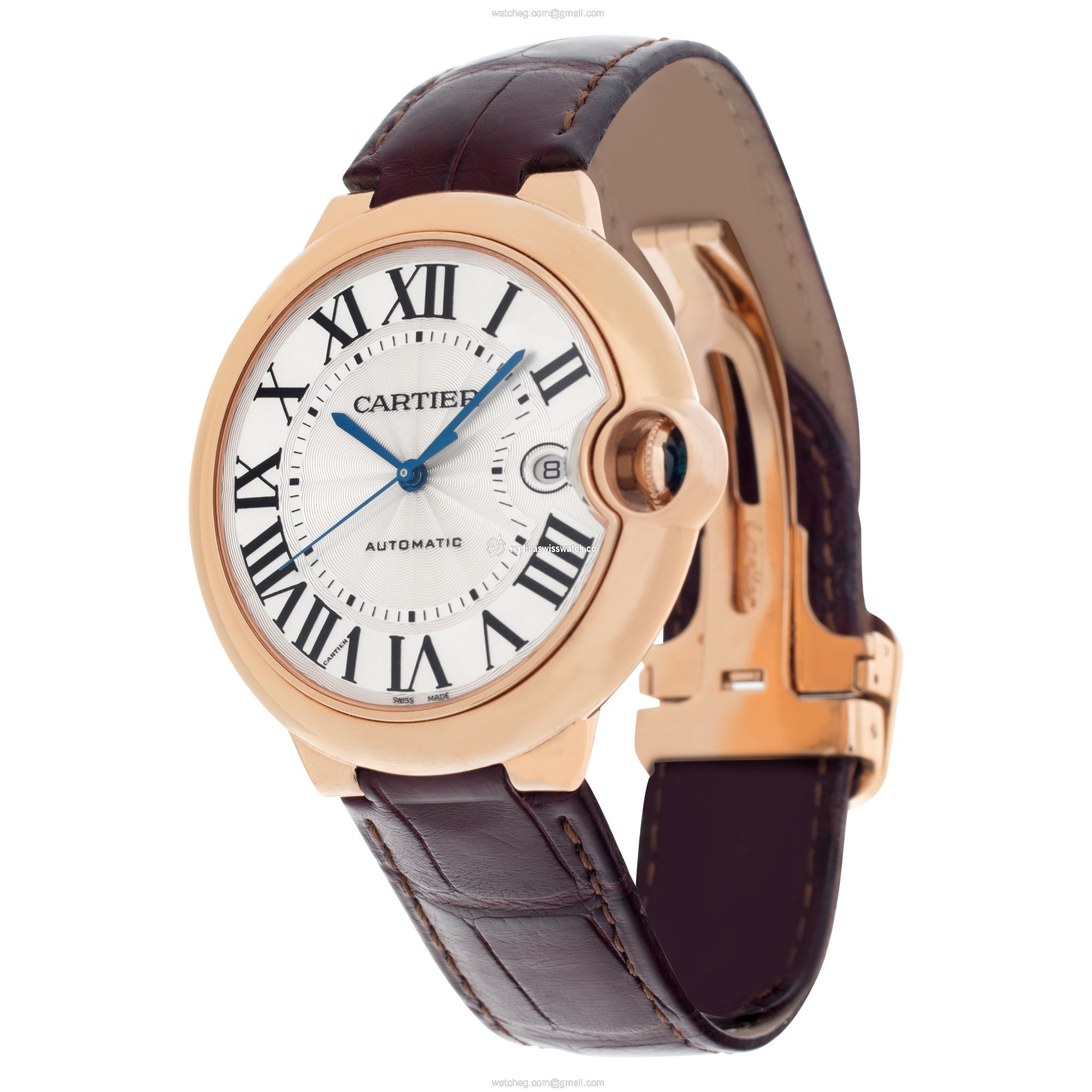 Cartier W6900651 Ballon Bleu Automatic Male 18k rose gold Replica