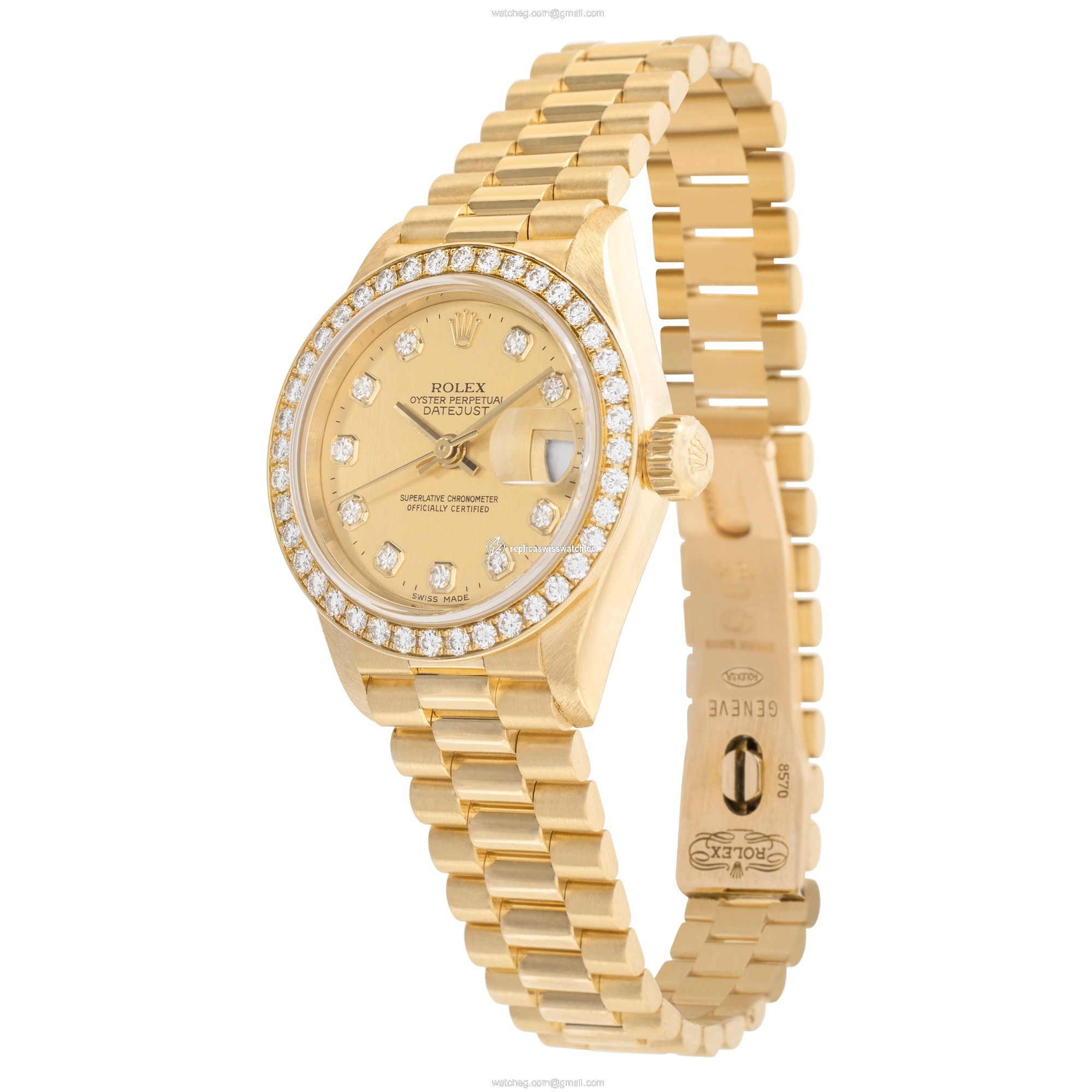 Rolex 79138 Datejust Automatic Female 18k yellow gold Replica