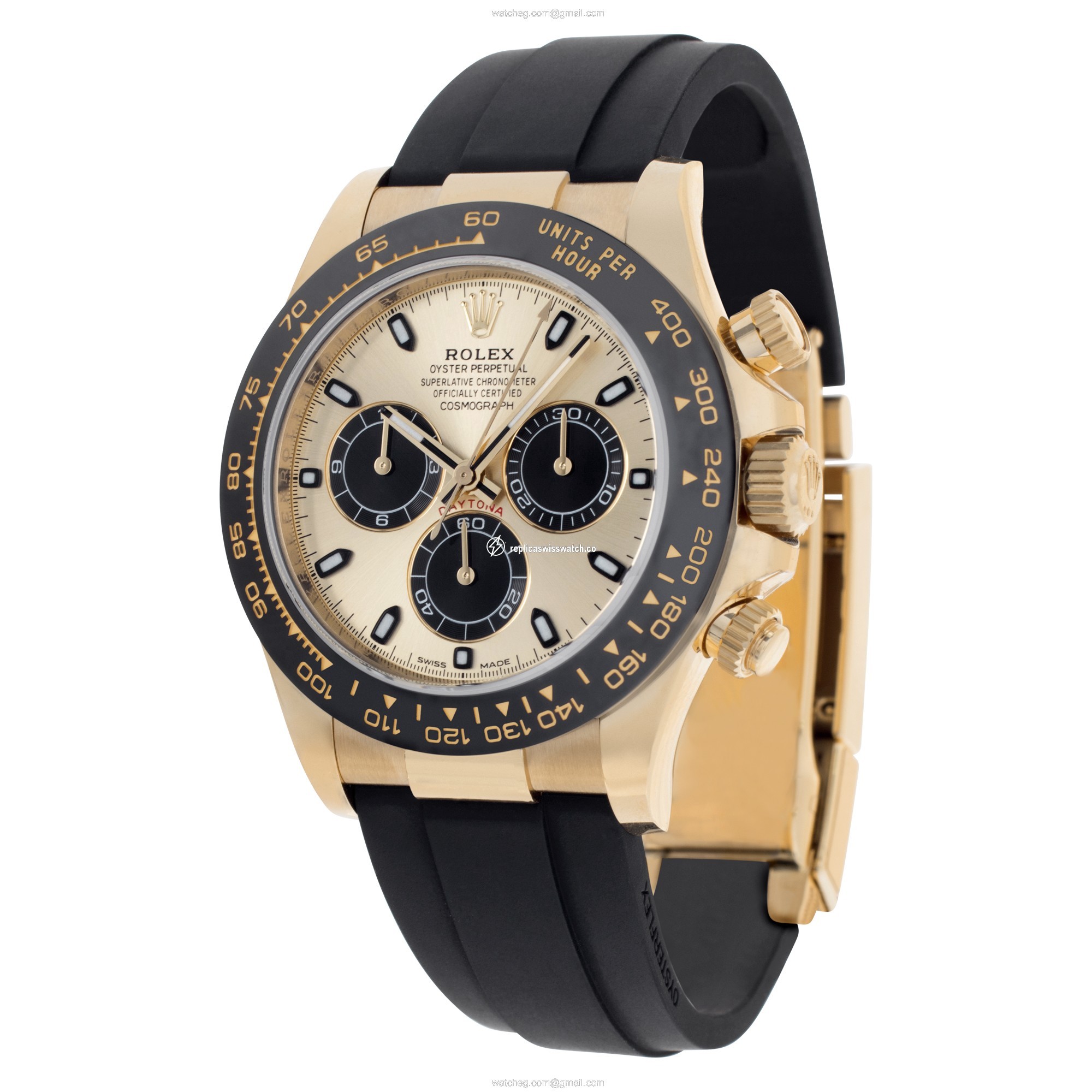 Rolex 116518LN Daytona Automatic Unisex 18k yellow gold Replica