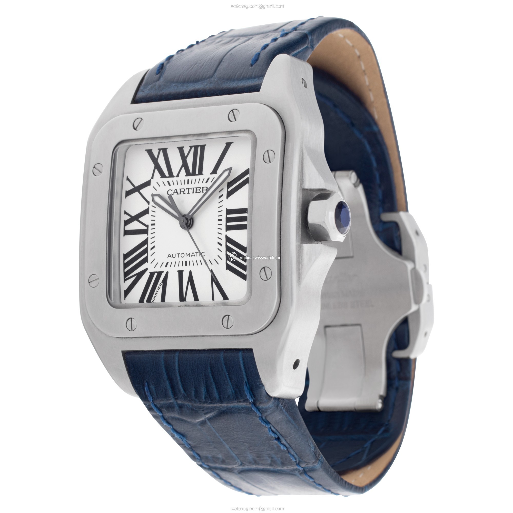 Cartier W20073X8 Santos 100 Automatic Male Stainless Steel Replica