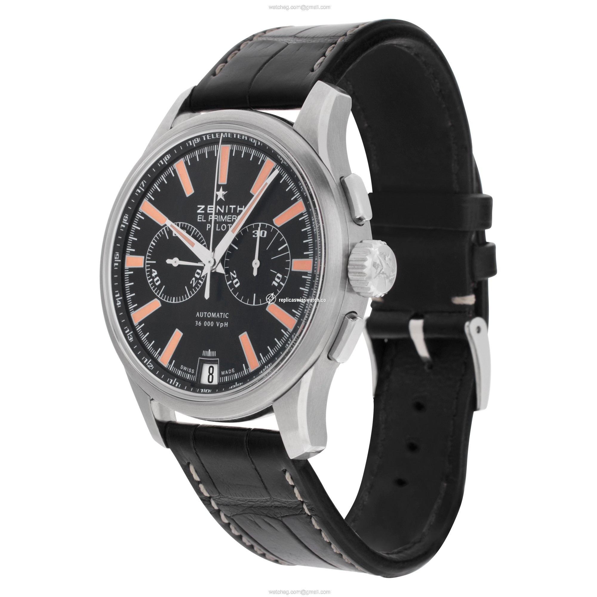 Zenith 03.2119.4002/24.C719 El Primero Automatic Male Stainless Steel Replica