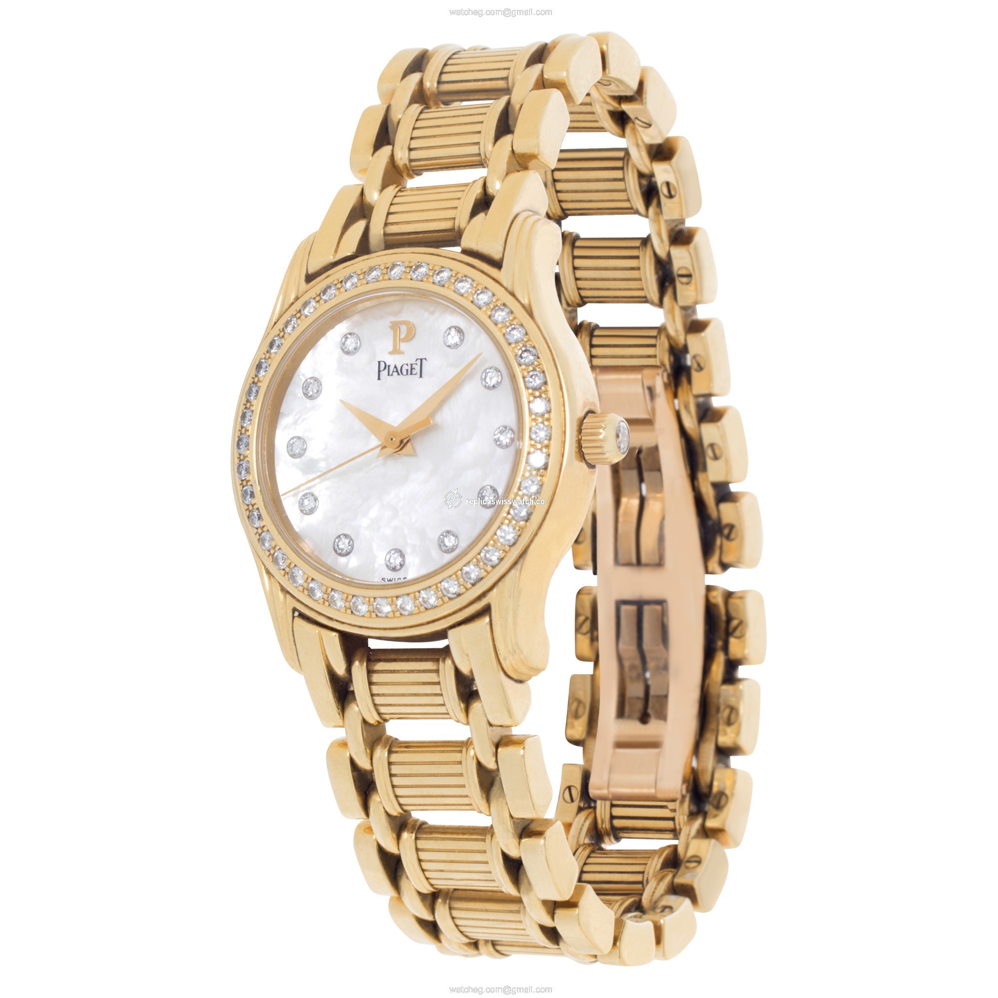 Piaget 22005M501D Polo Quartz Female 18k yellow gold Replica