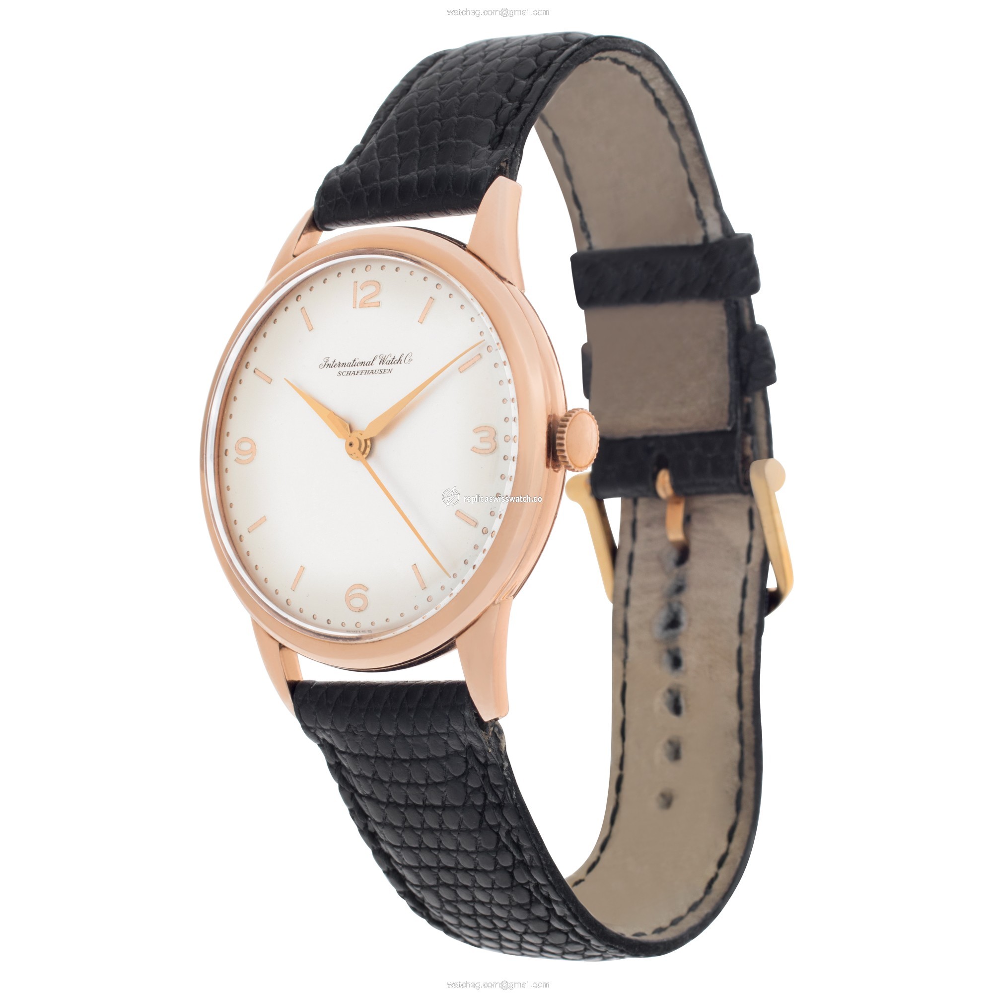 IWC R604 Classic Manual Male 18k rose gold Replica