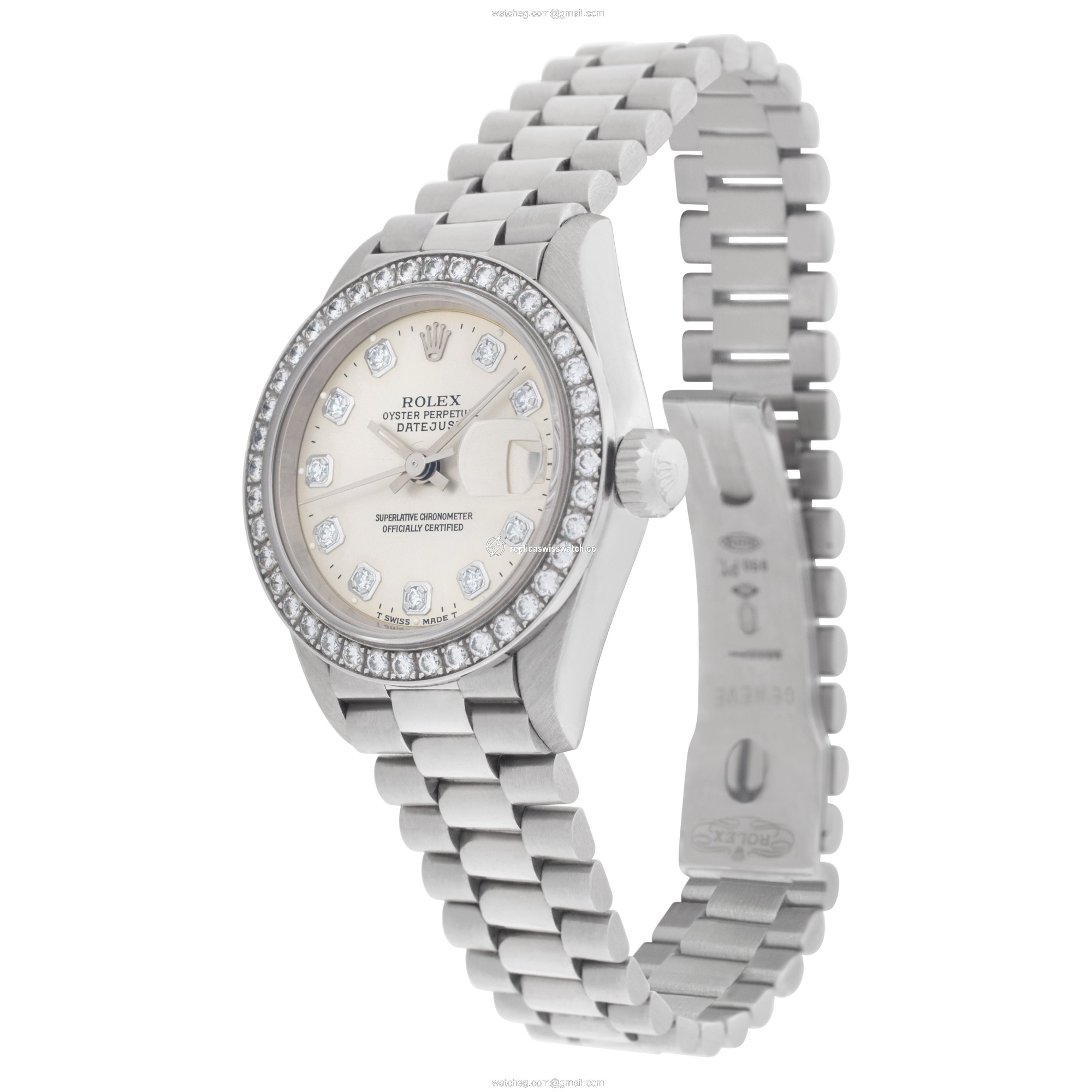 Rolex 69136 Datejust Automatic Female Platinum Replica