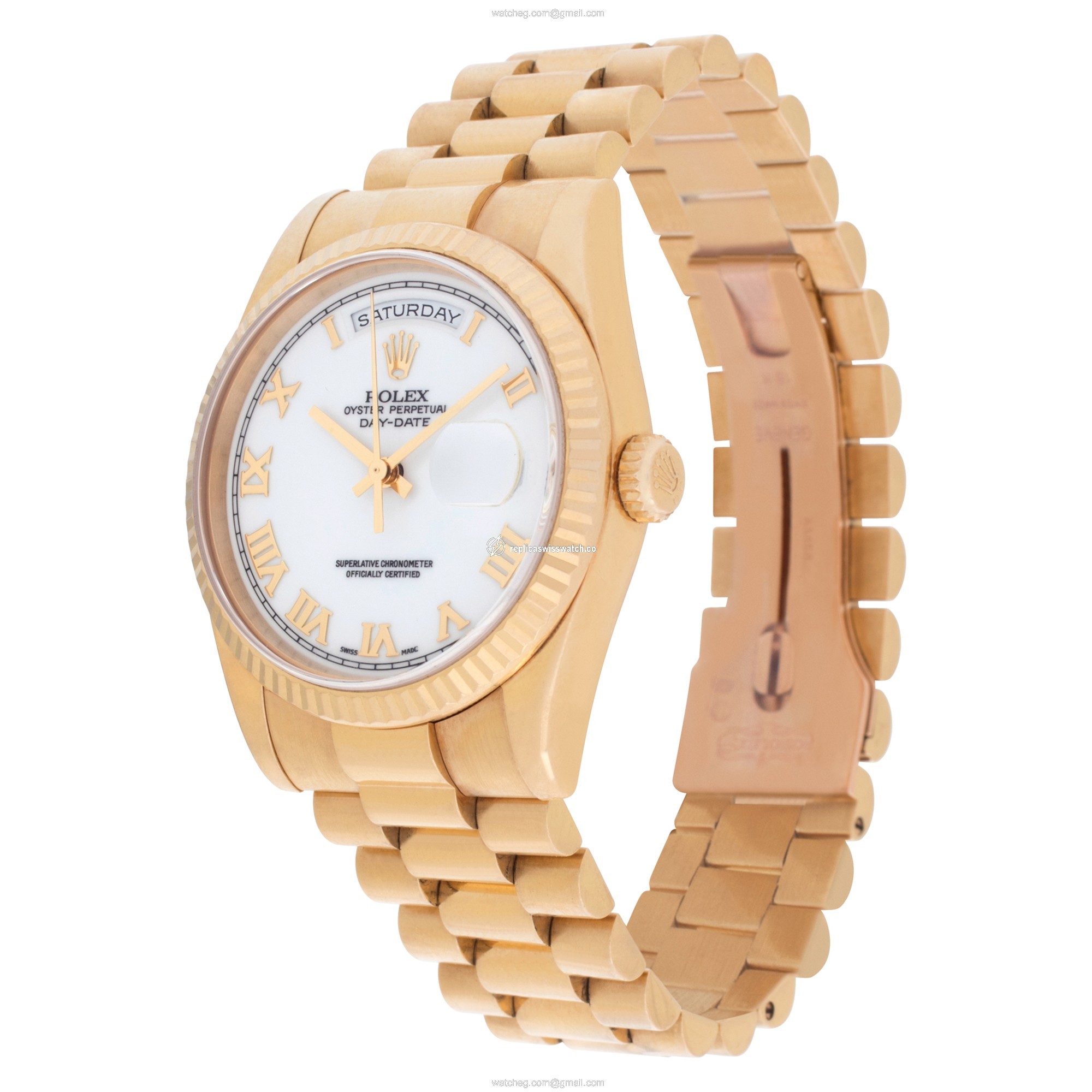 Rolex 118238 Day-Date Automatic Male 18k Yellow Gold Replica