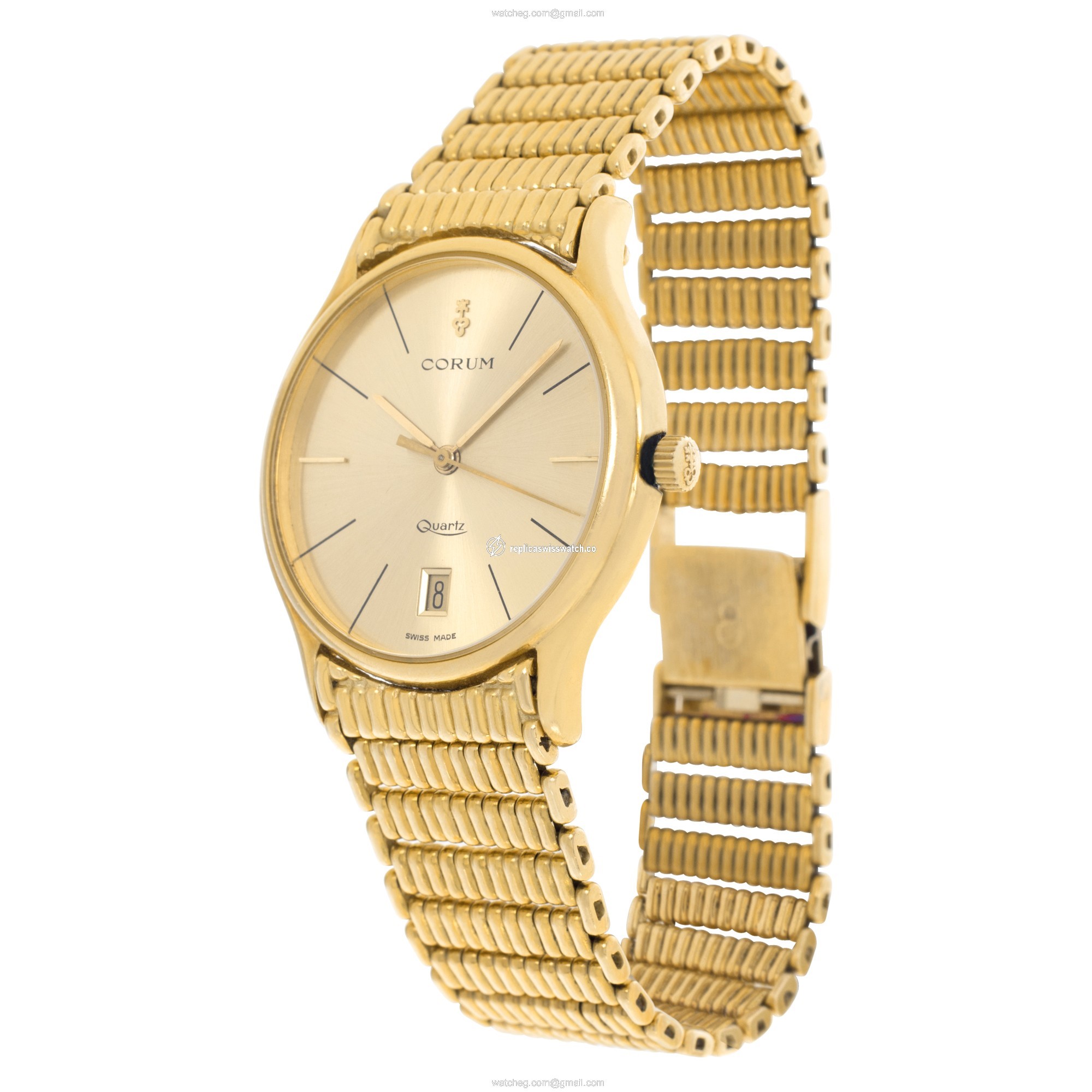 Corum 4316056M51 Classic Quartz Male 18k yellow gold Replica