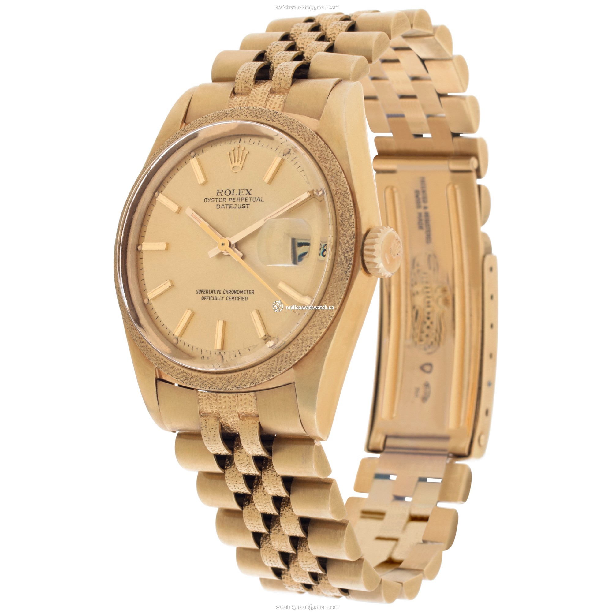 Rolex 1611 Datejust Automatic Male 18k yellow gold Replica