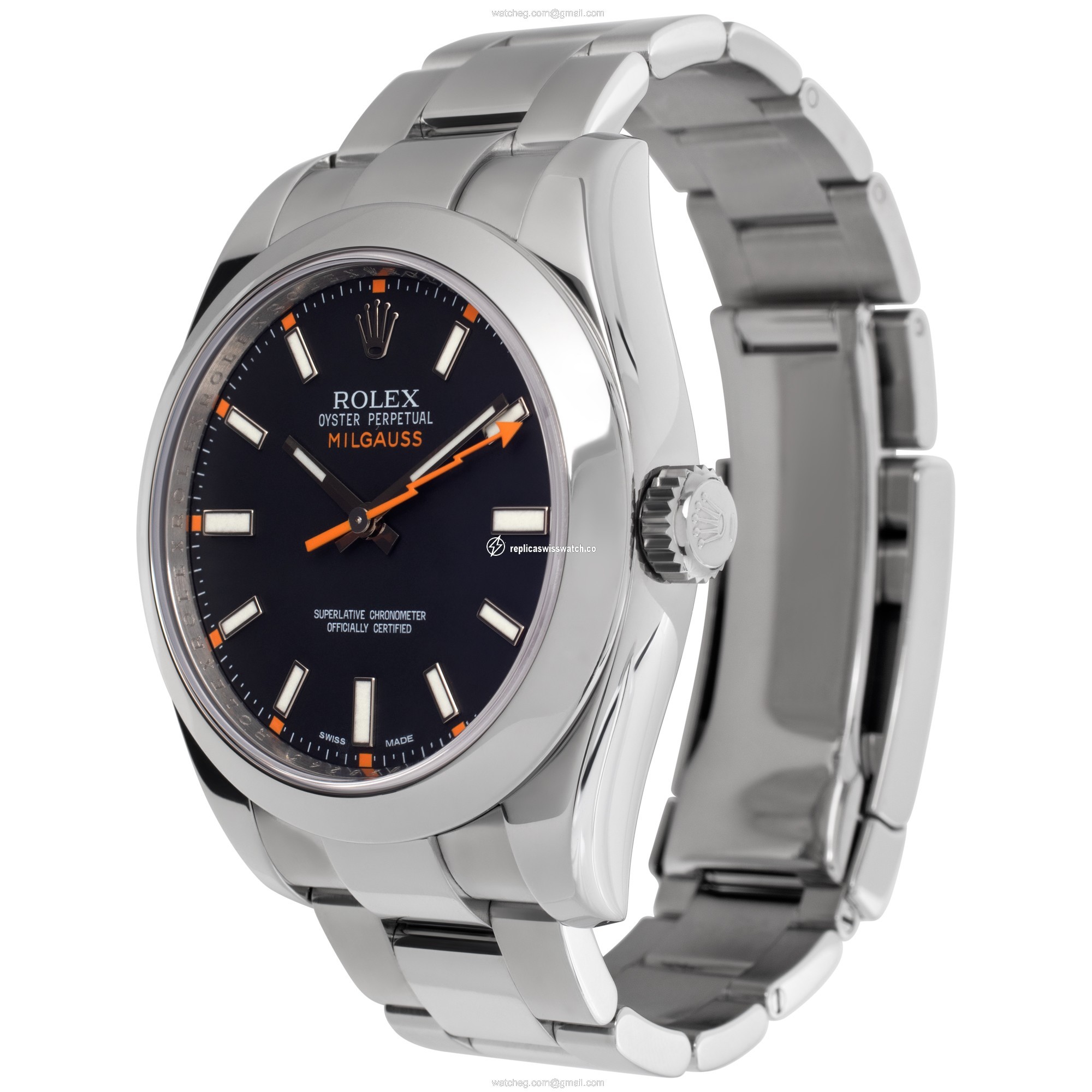 Rolex 116400 Milgauss Automatic Male Stainless Steel Replica