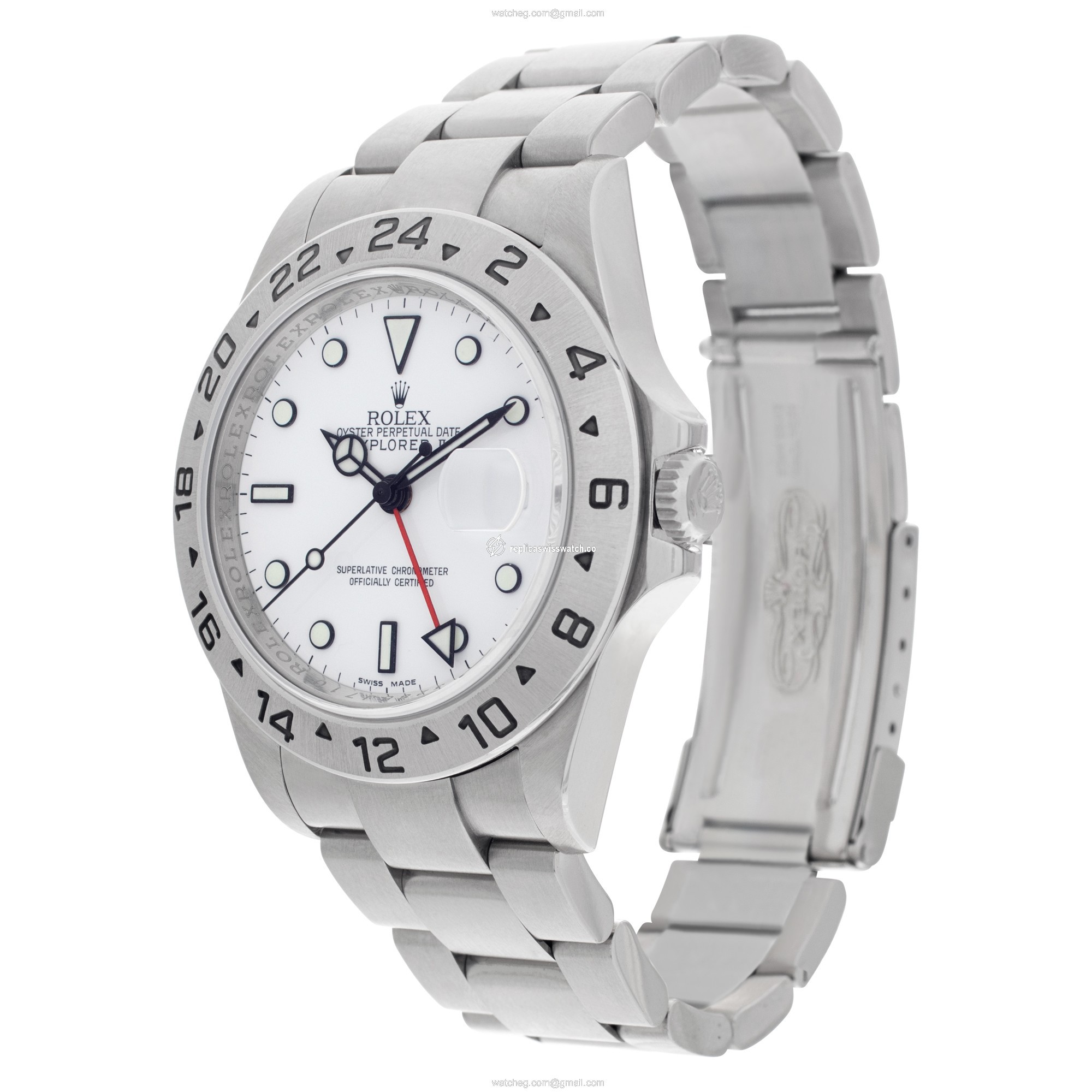 Rolex 16570 Explorer II Automatic Male Stainless Steel Replica