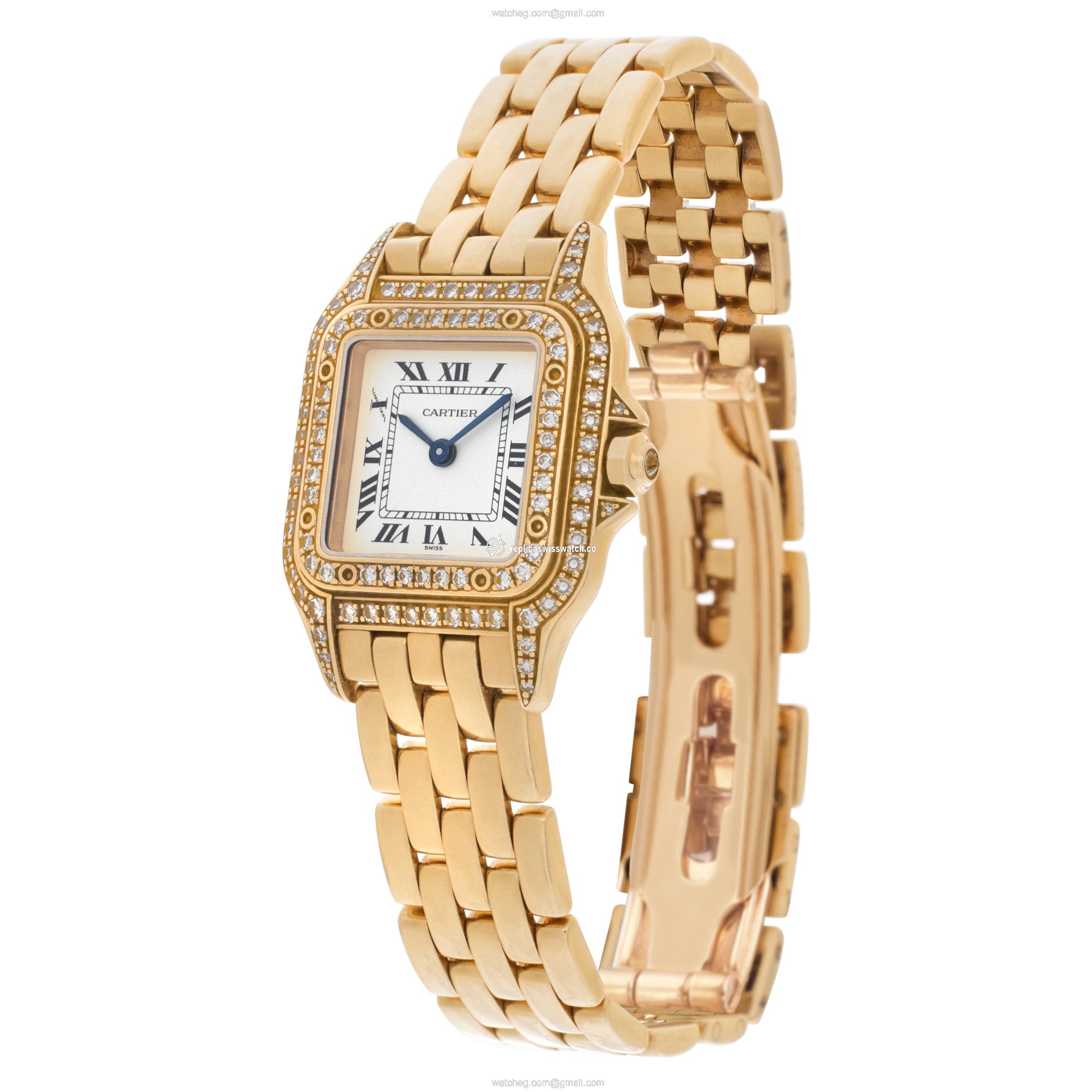 Cartier WF3072B9 Panthere Quartz Female 18k yellow gold Replica