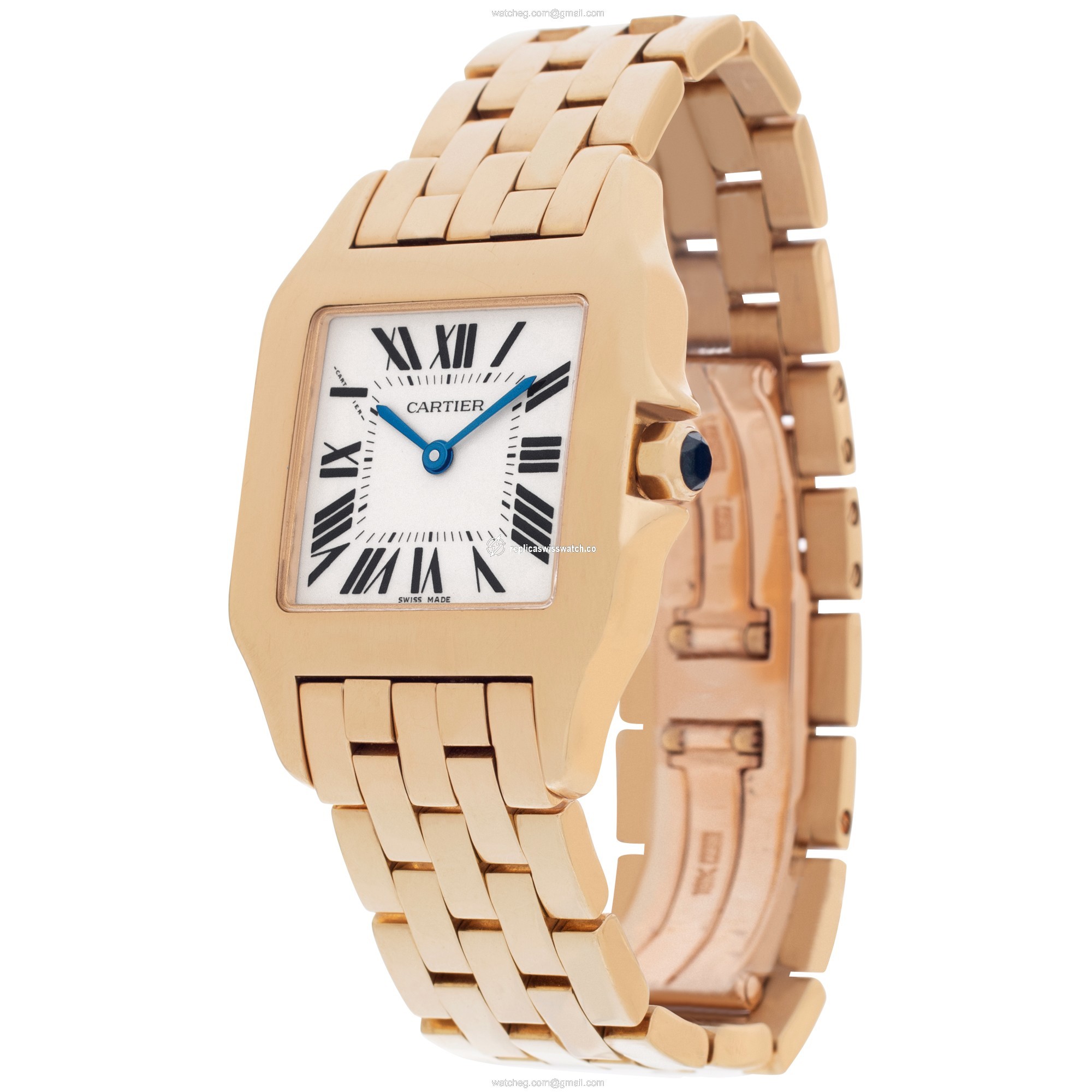 Cartier W25062X9 Demoiselle Quartz Female 18k yellow gold Replica