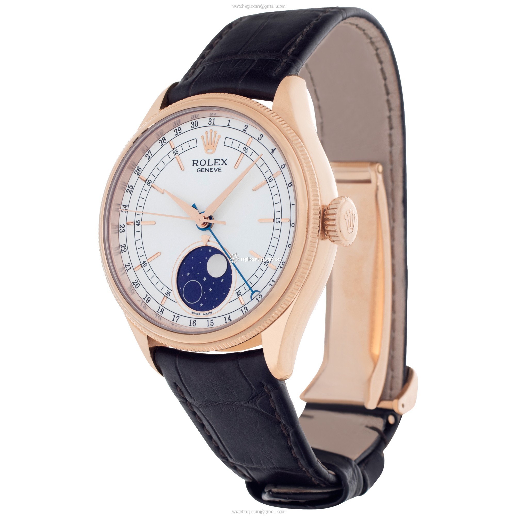Rolex 50535 Cellini Automatic Male 18k rose gold Replica