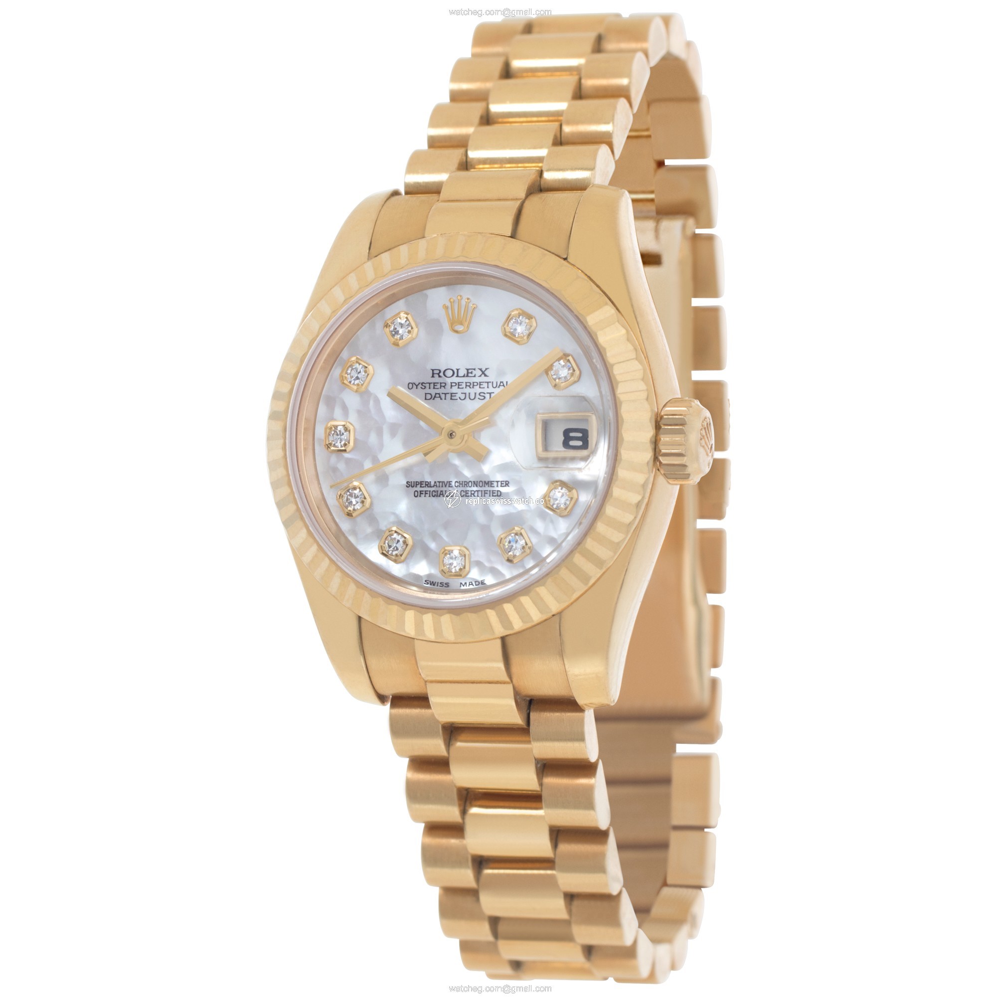 Rolex 179178 Datejust Automatic Female 18k yellow gold Replica