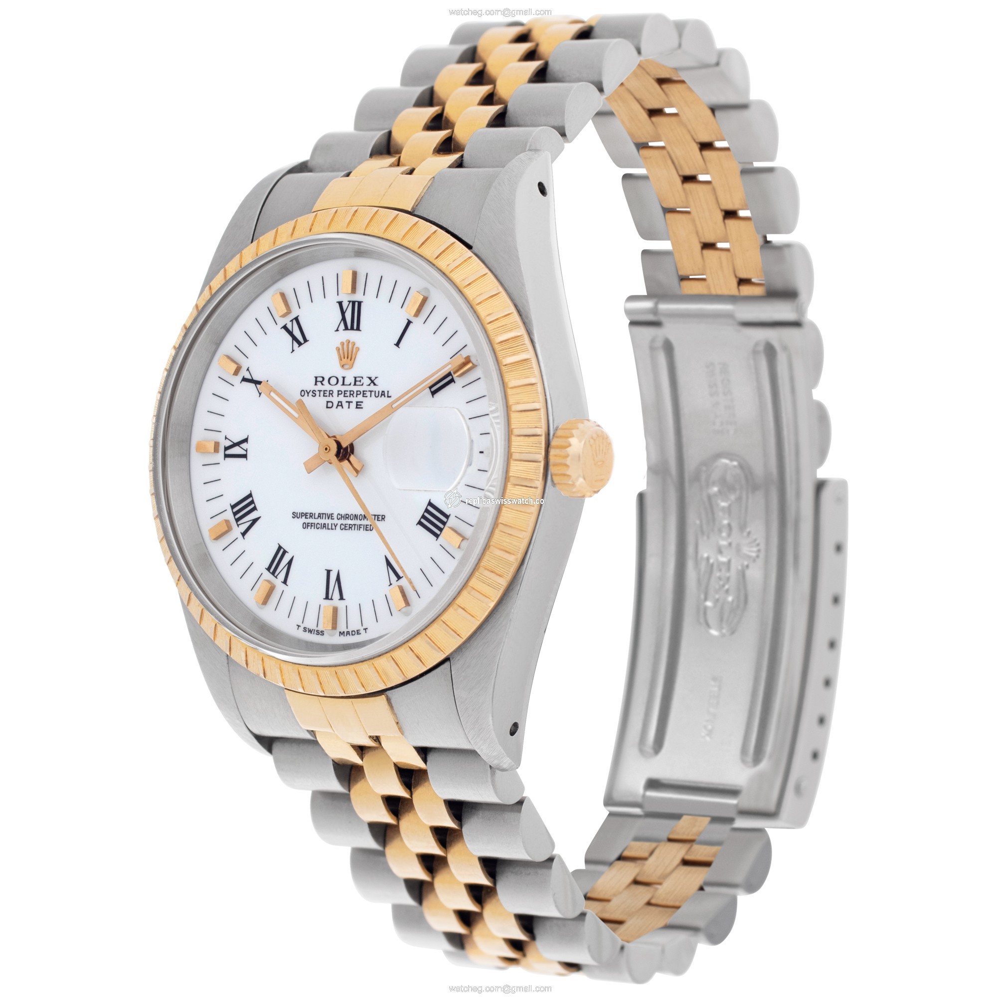 Rolex 15223 Date Automatic Unisex 18k gold & Stainless Steel Replica