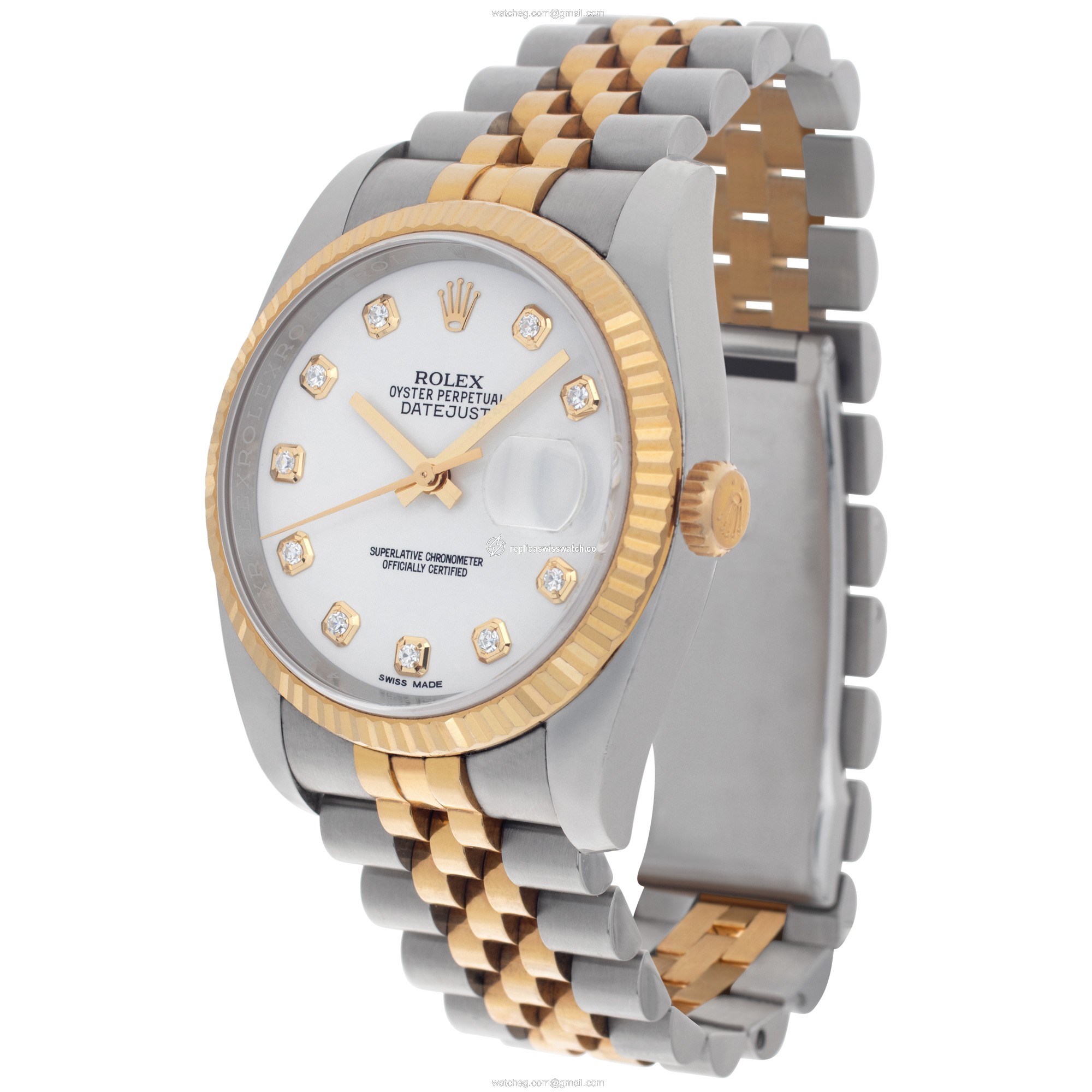 Rolex 116233 Datejust Automatic Unisex 18k gold & Stainless Steel Replica