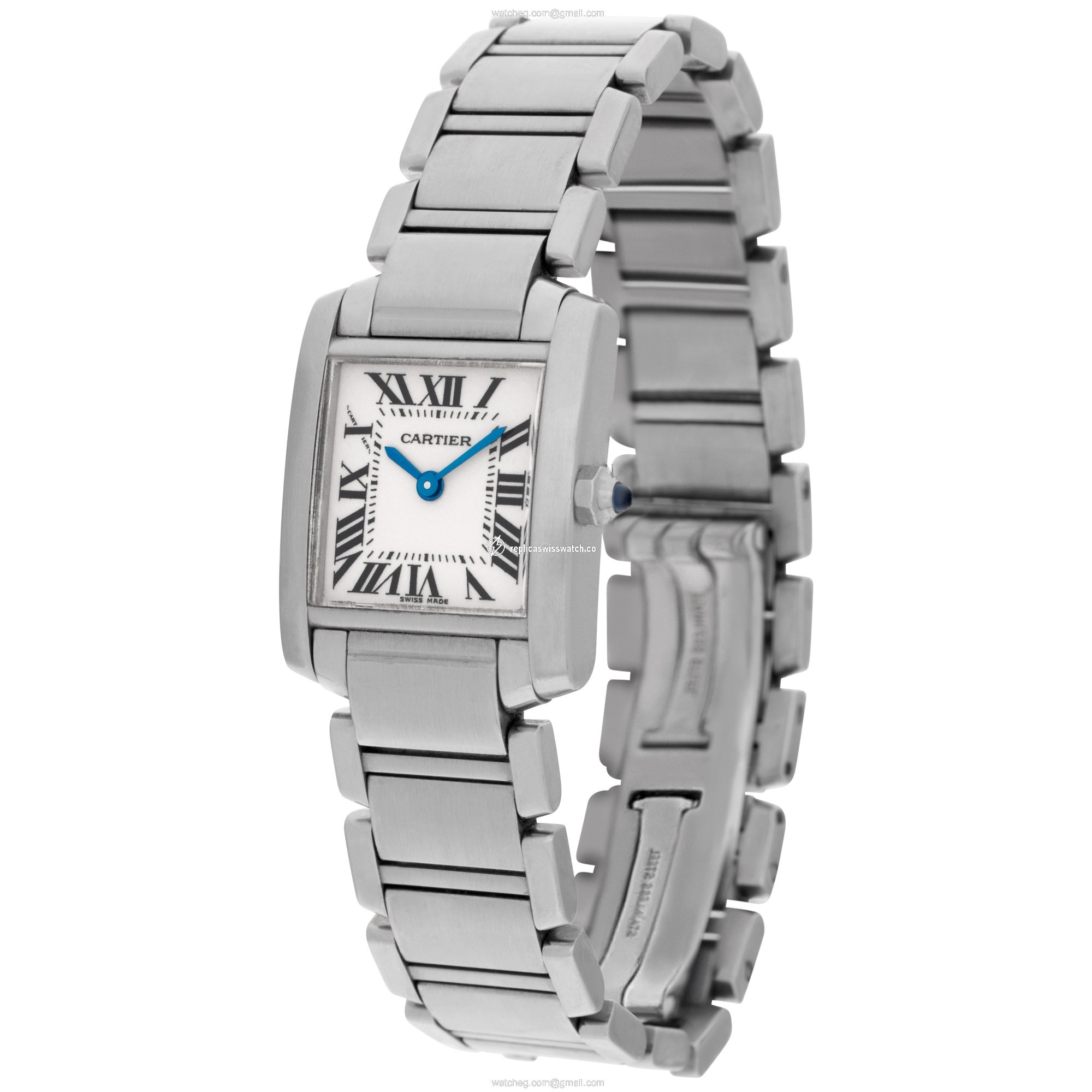 Cartier w51008q3 Tank Francaise Quartz Female Stainless Steel Replica