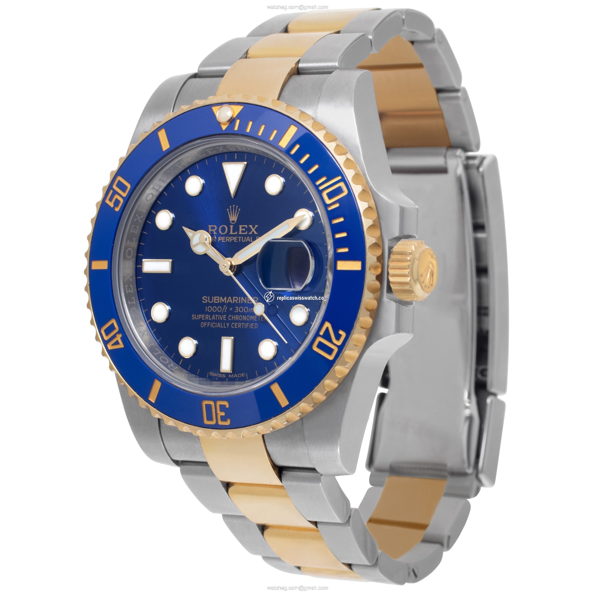 Rolex 116613 Submariner Automatic Male 18k gold & Stainless Steel Replica