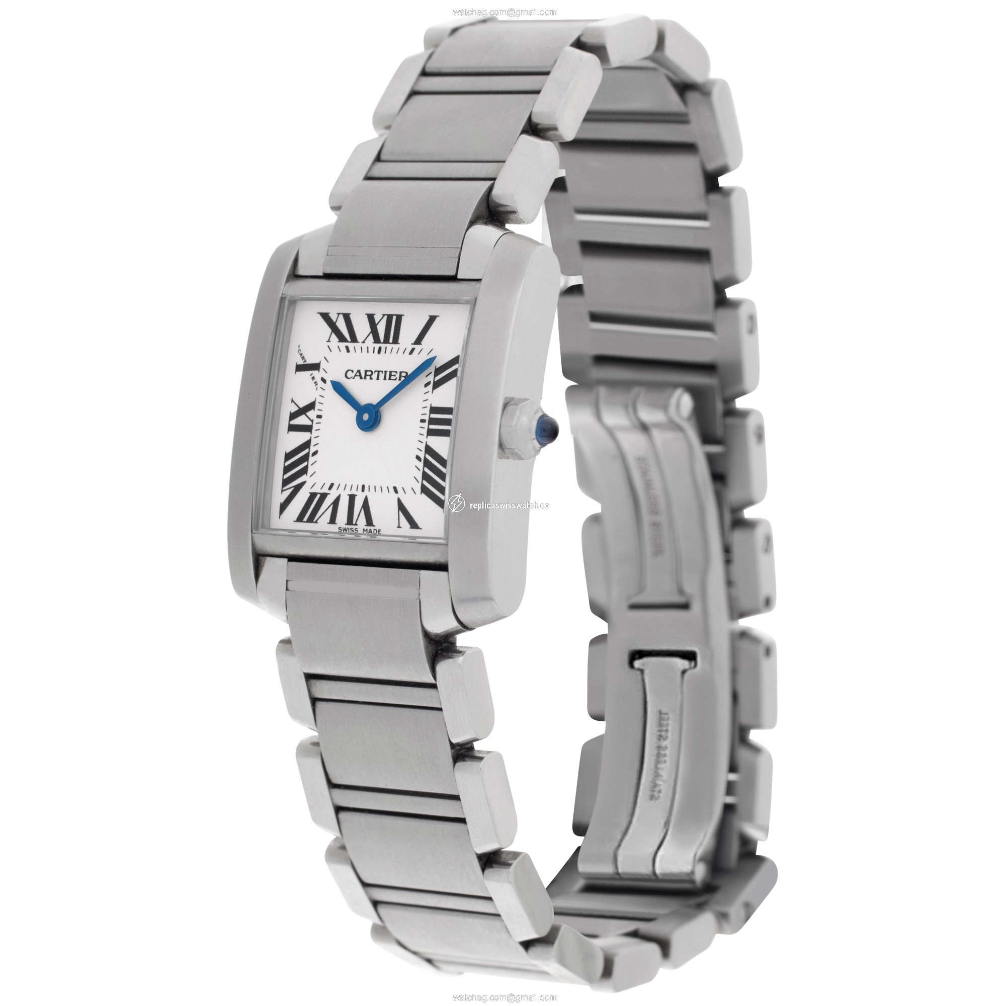 Cartier W51008Q3 Tank Francaise Quartz Female Stainless Steel Replica