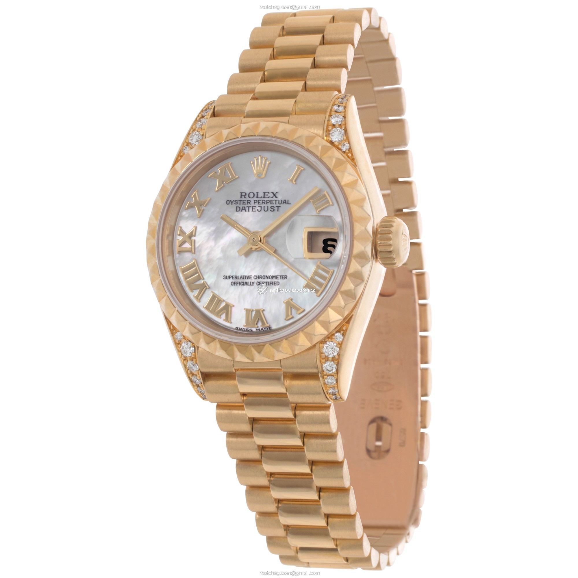 Rolex 79188 Datejust Automatic Female 18k yellow gold Replica