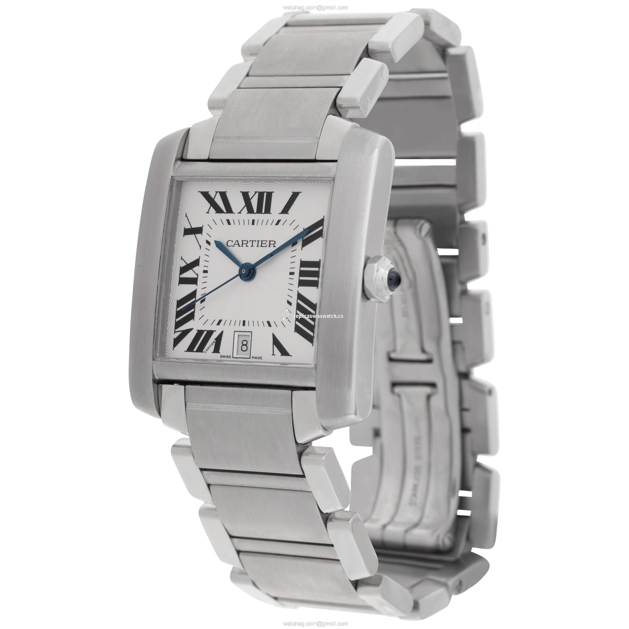 Cartier W51002Q3 Tank Francaise Automatic Unisex Stainless Steel Replica