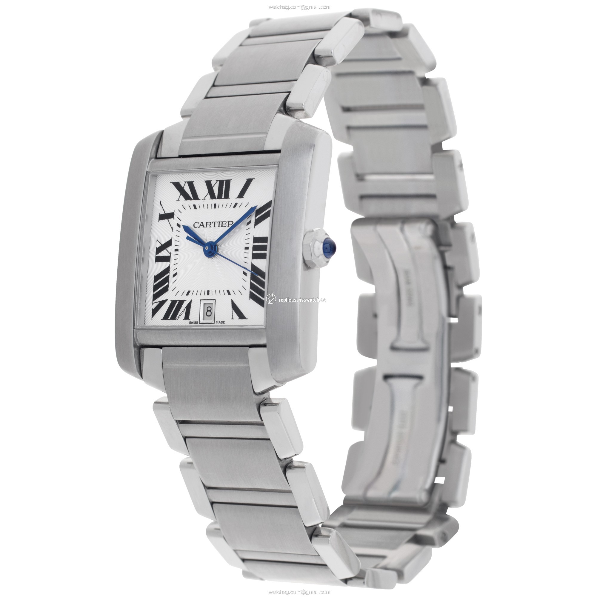 Cartier W51002Q3 Tank Francaise Automatic Unisex Stainless Steel Replica