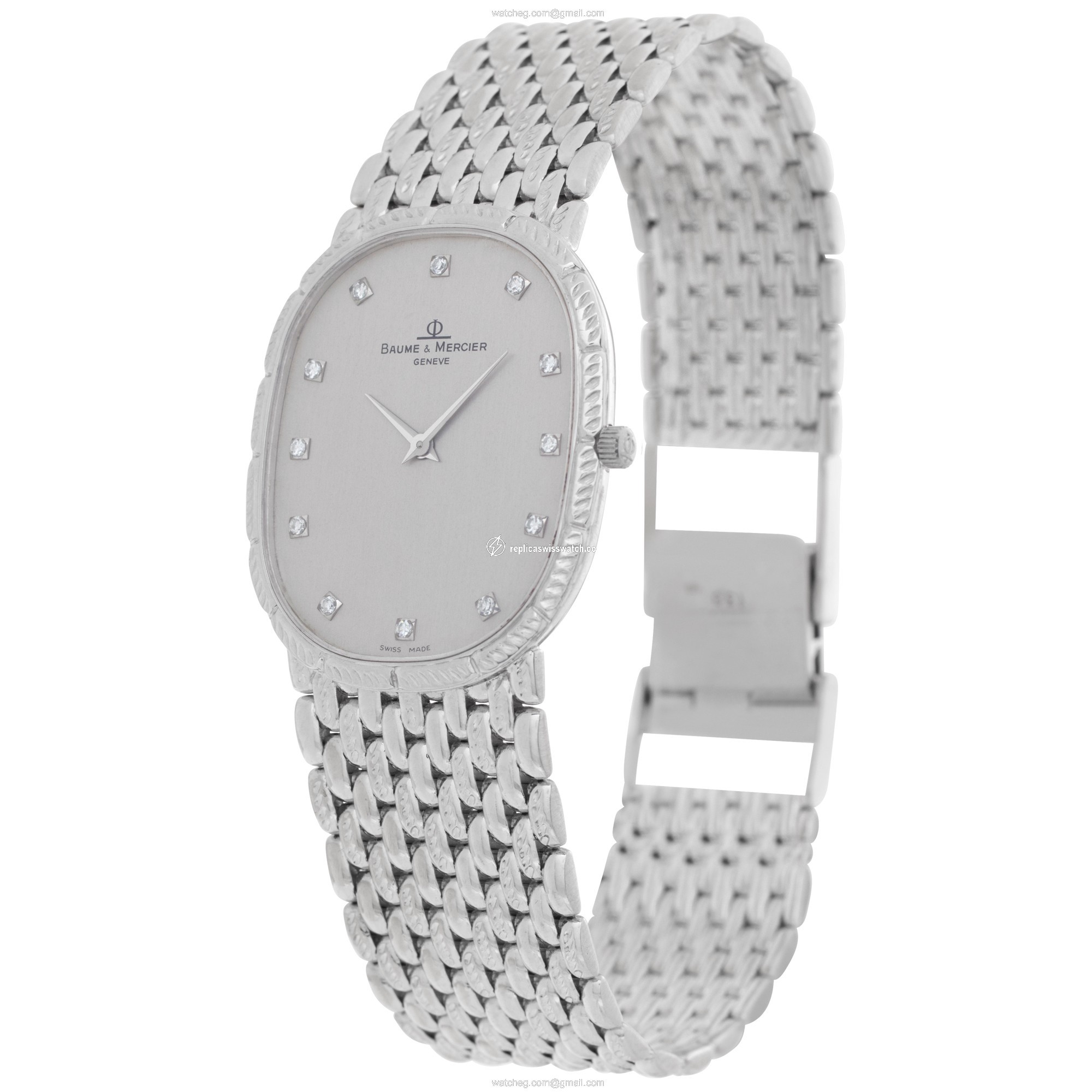 Baume & Mercier 17600 9 Classic Manual Male 18k White Gold Replica