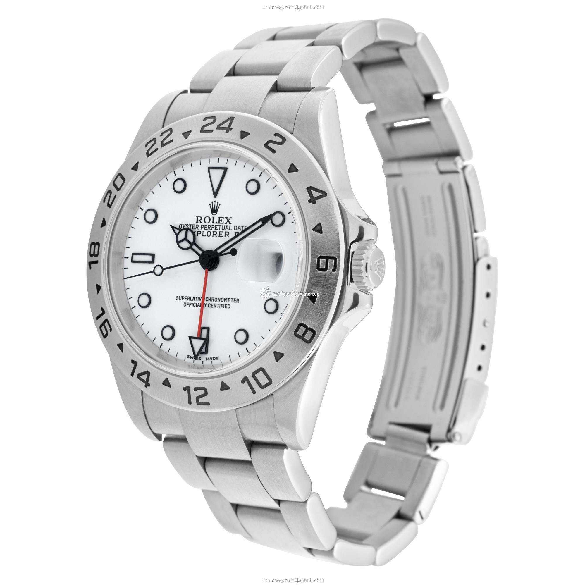 Rolex 16570 Explorer II Automatic Male Stainless Steel Replica