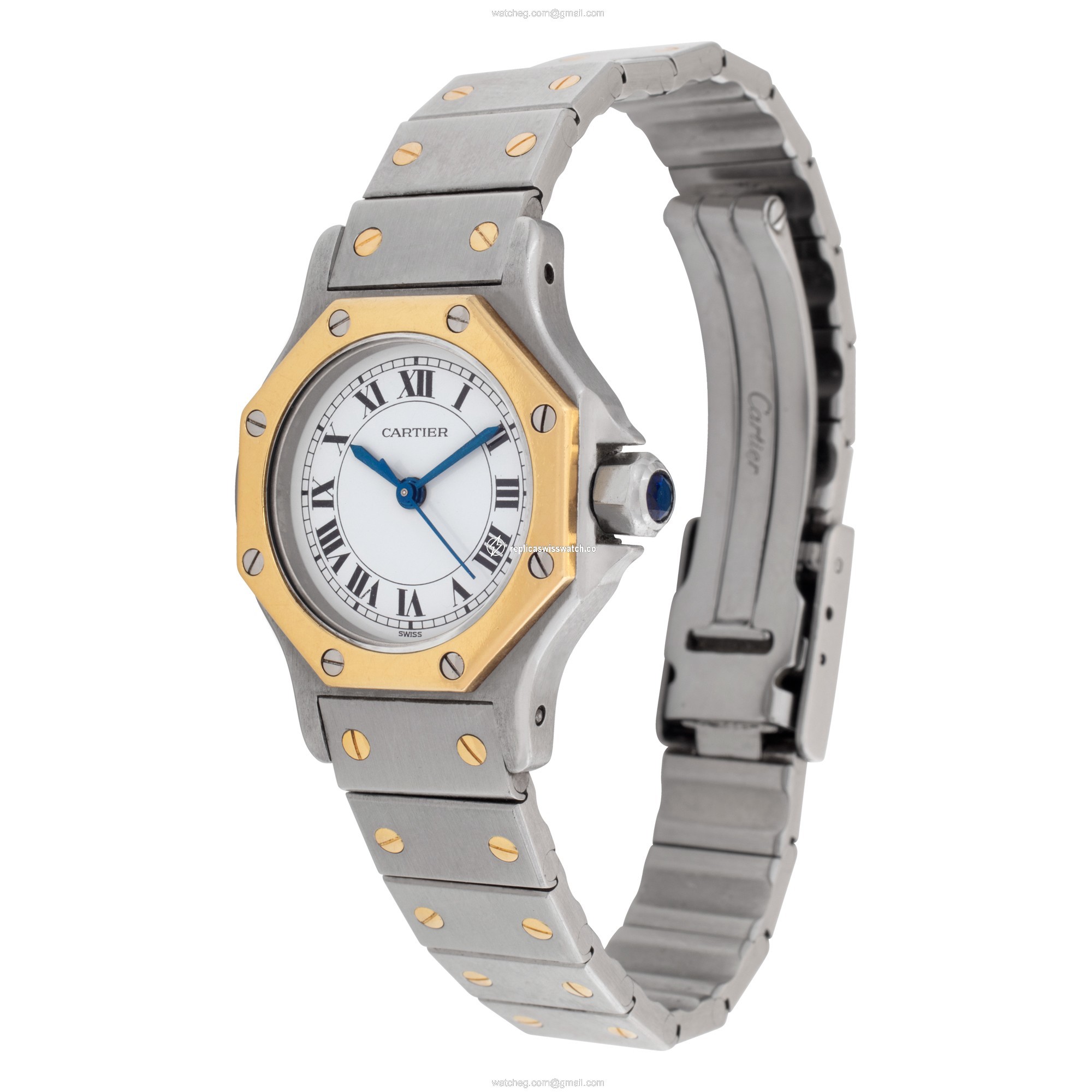 Cartier AC9.80gr Santos Automatic Female Stainless Steel Replica