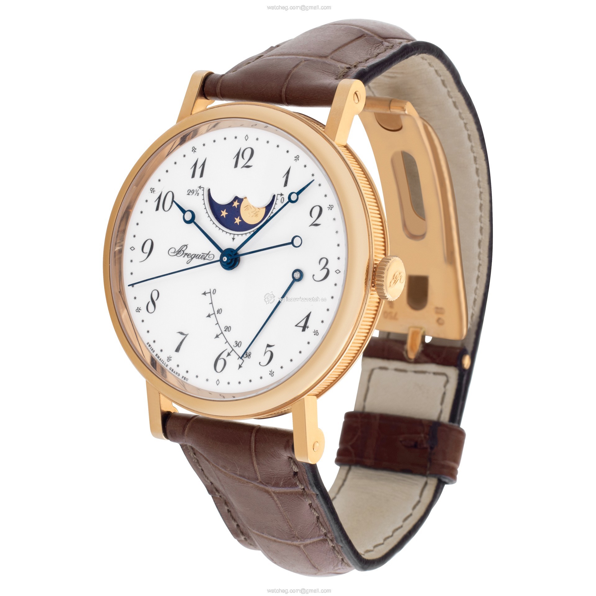 Breguet 7787br/29/9v6 Classique Automatic Male 18k rose gold Replica