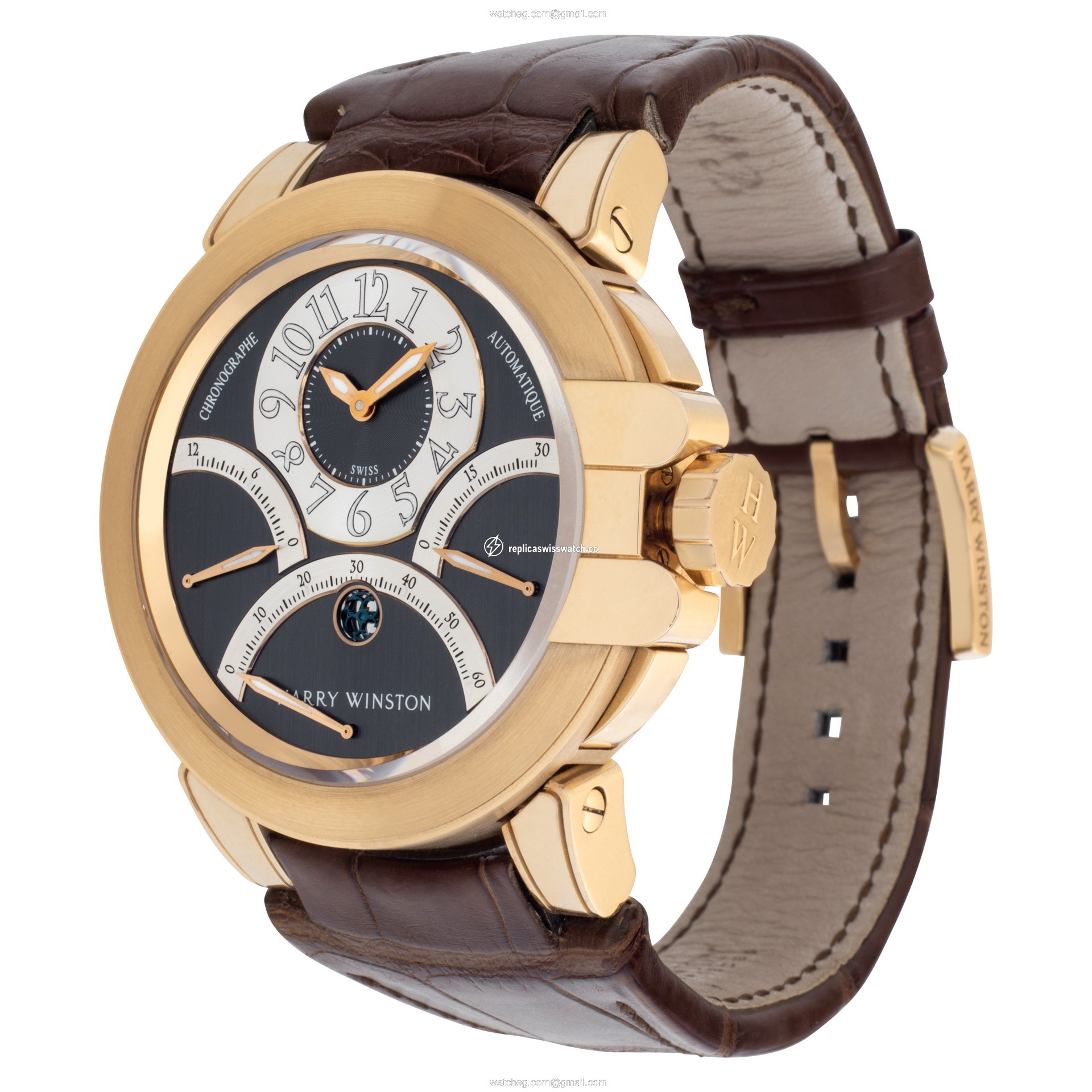 Harry Winston 400/mcra44rl.a1 Ocean Automatic Male 18k rose gold Replica