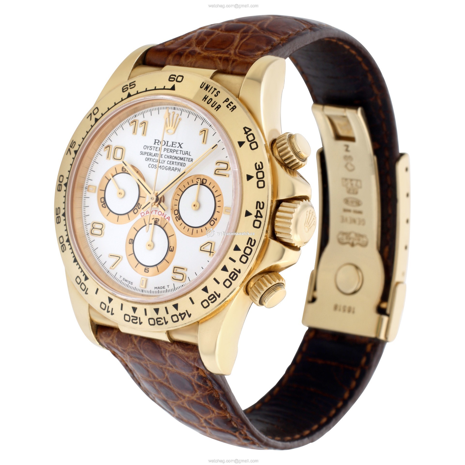 Rolex 16518 Daytona Automatic Male 18k yellow gold Replica