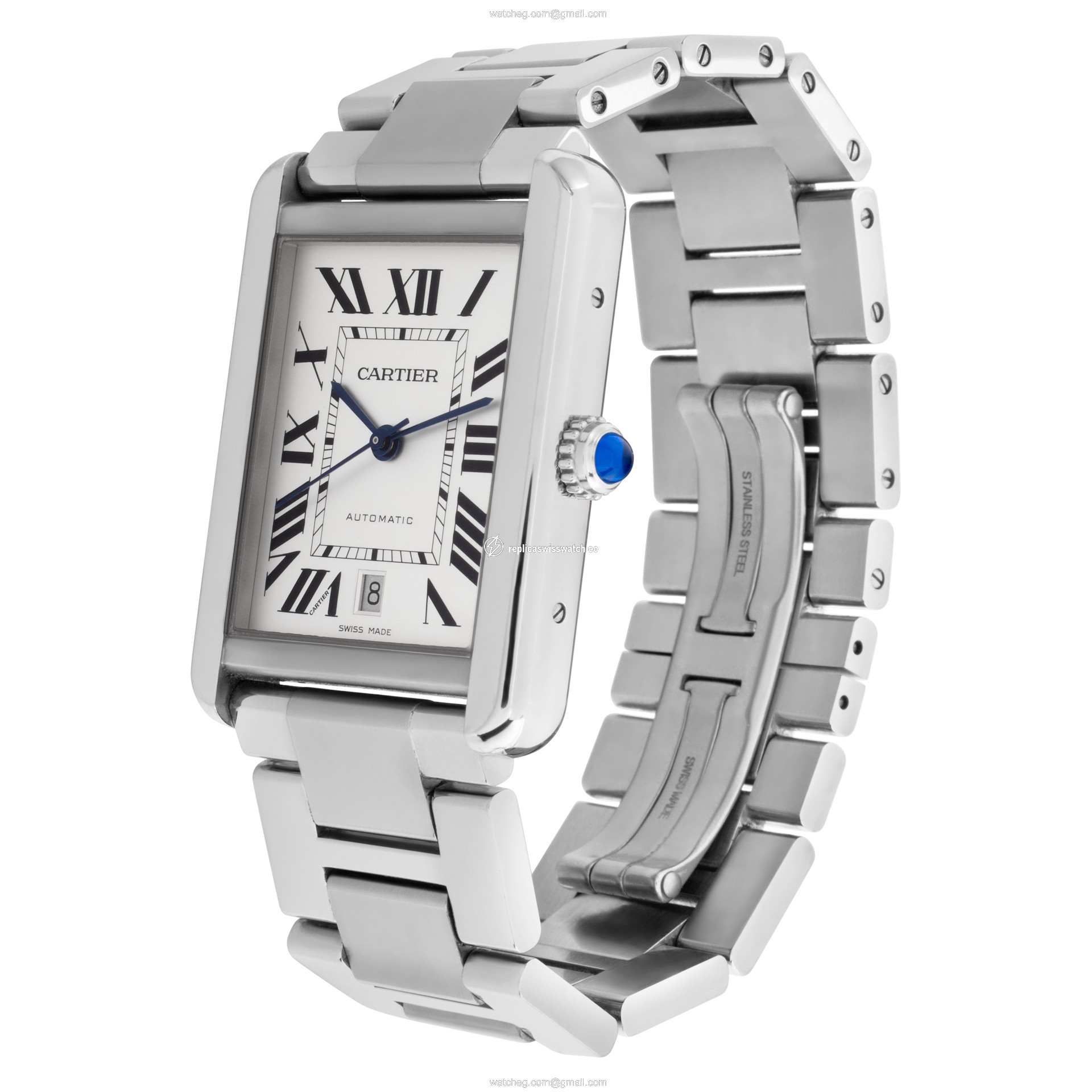 Cartier w52000028 Tank Solo Automatic Unisex Stainless Steel Replica