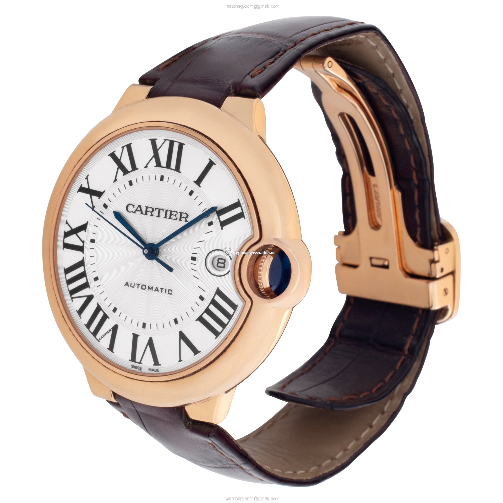 Cartier W6900651 Ballon Bleu Automatic Male 18k rose gold Replica