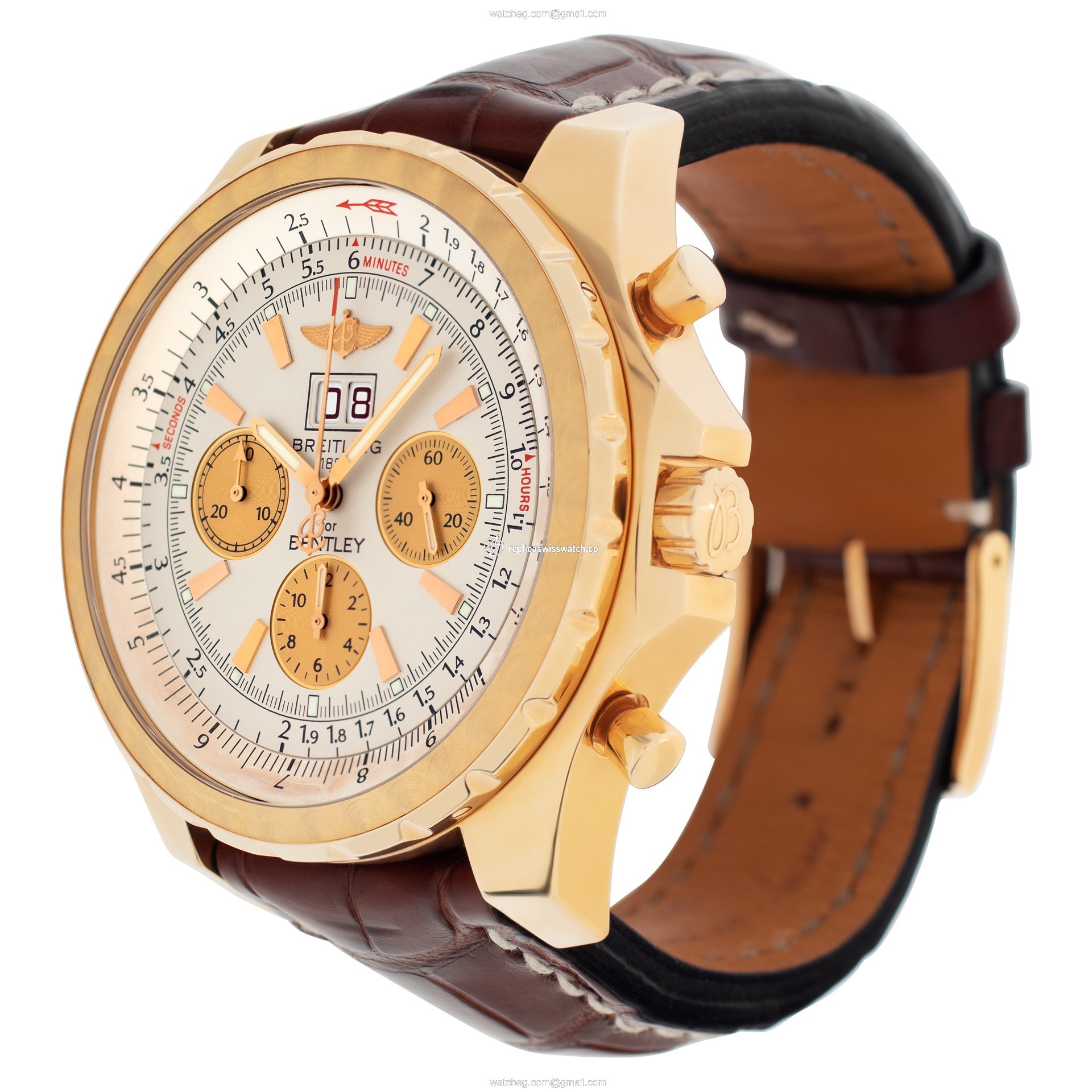 Breitling h44363 Bentley 6.75 Automatic Male 18k rose gold Watches Breitling h44363 Bentley 6.75 Automatic Male 18k rose gold Watches