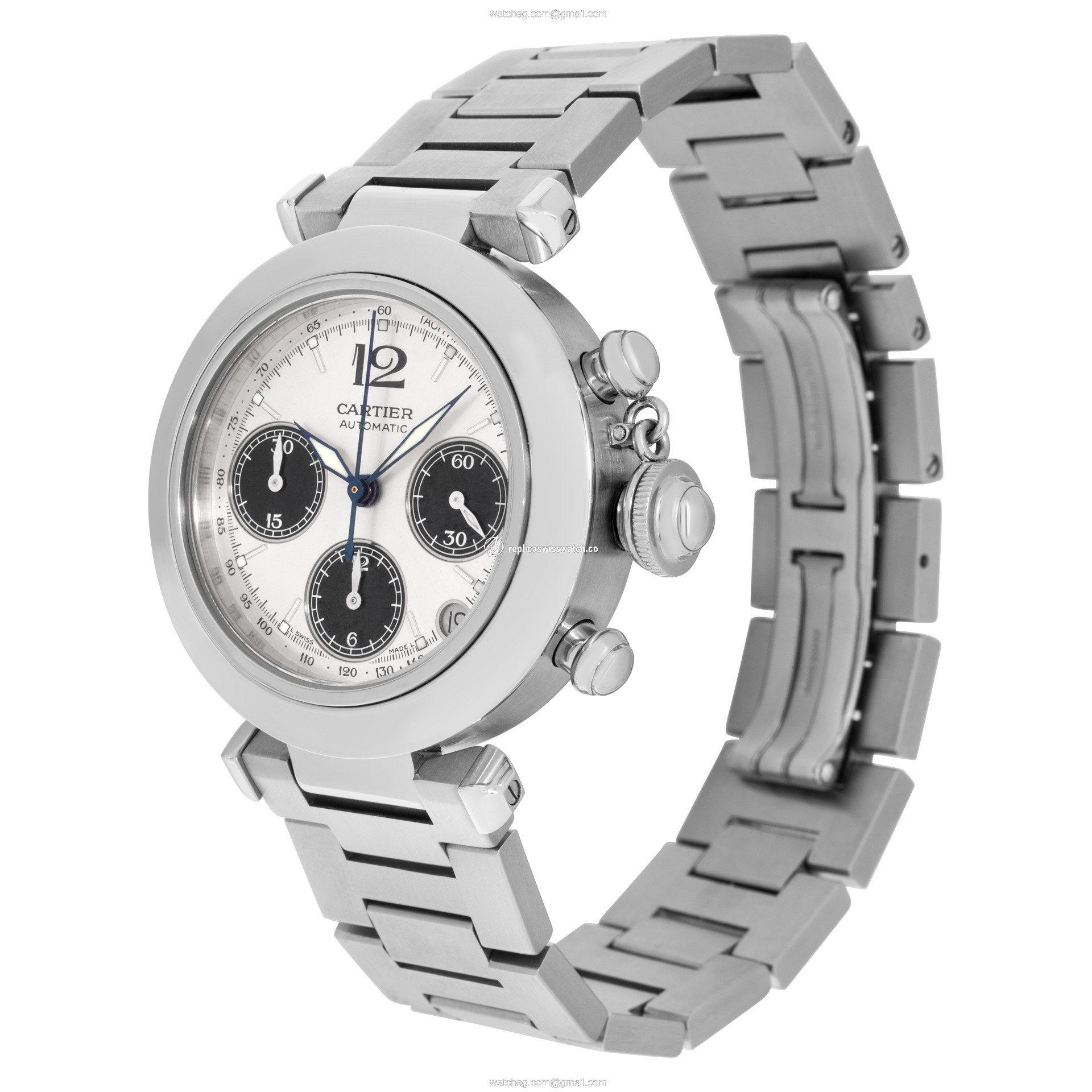 Cartier W31048M7 Pasha Automatic Male Stainless Steel Replica