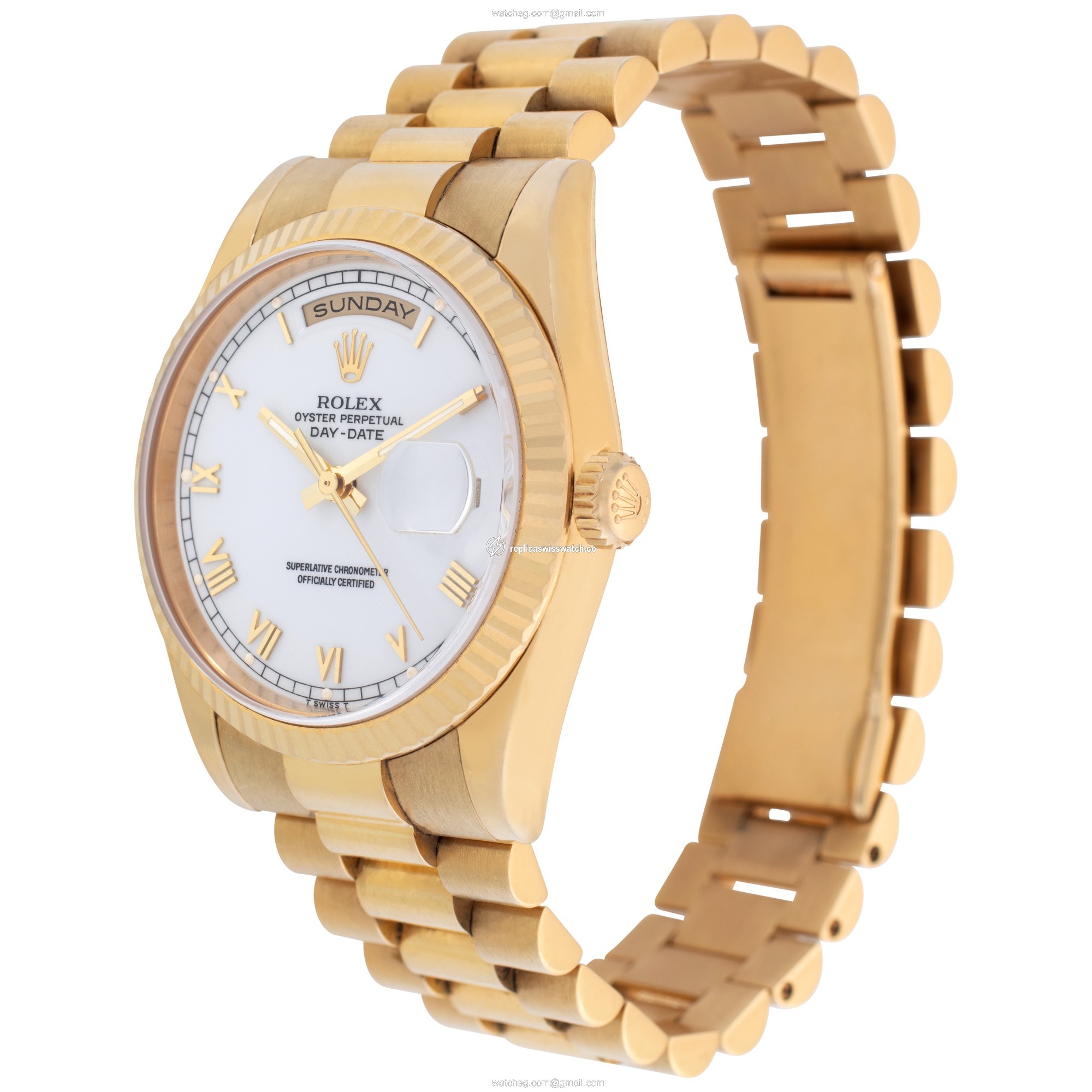 Rolex 118238 Day-Date Automatic Male 18k yellow gold Replica