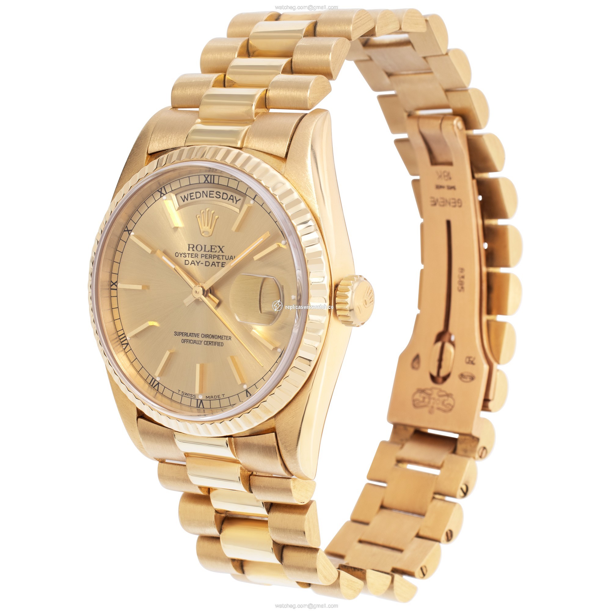 Rolex 18238 Day-Date Automatic Male 18k yellow gold Replica