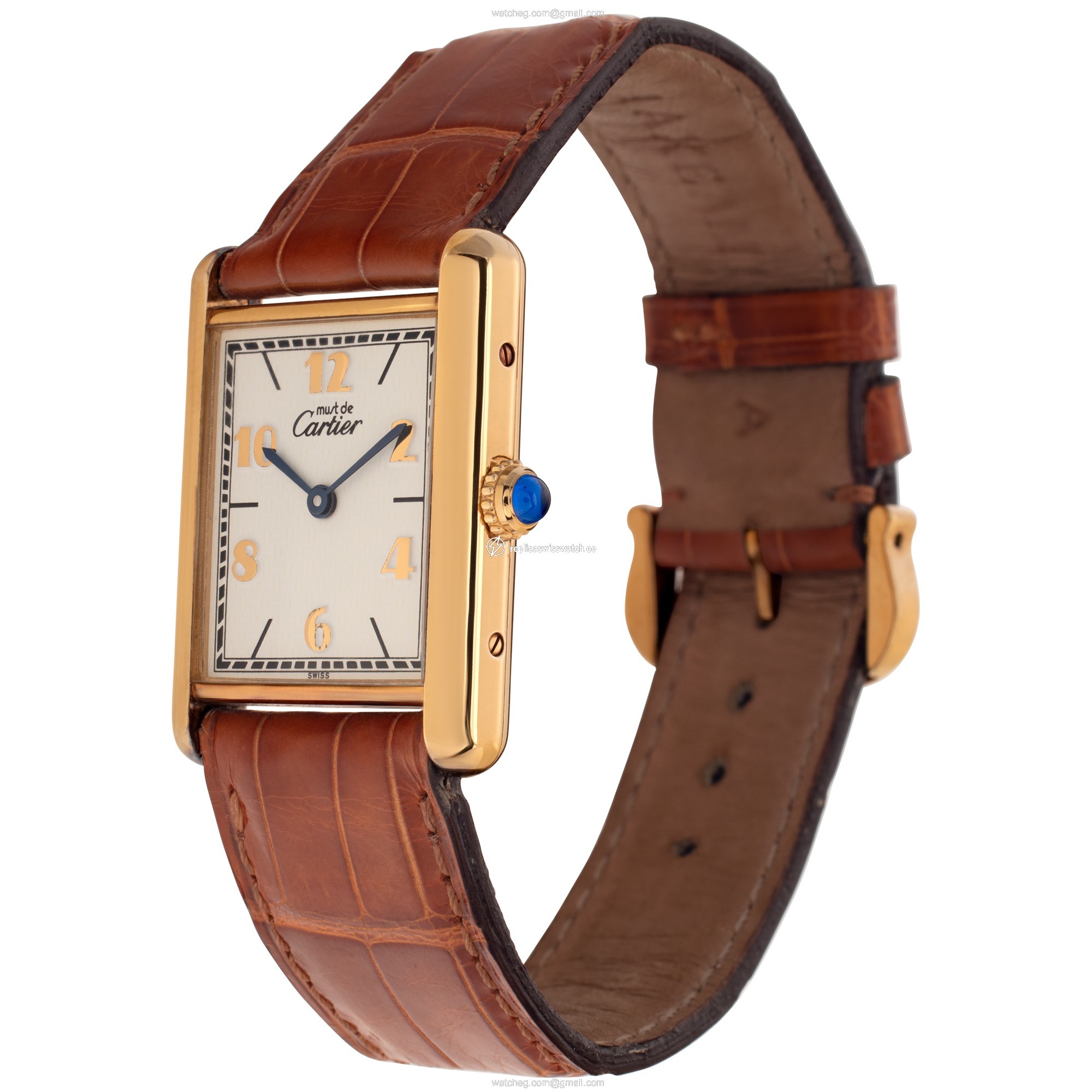Cartier 161725 Tank Quartz Female plaque Replica
