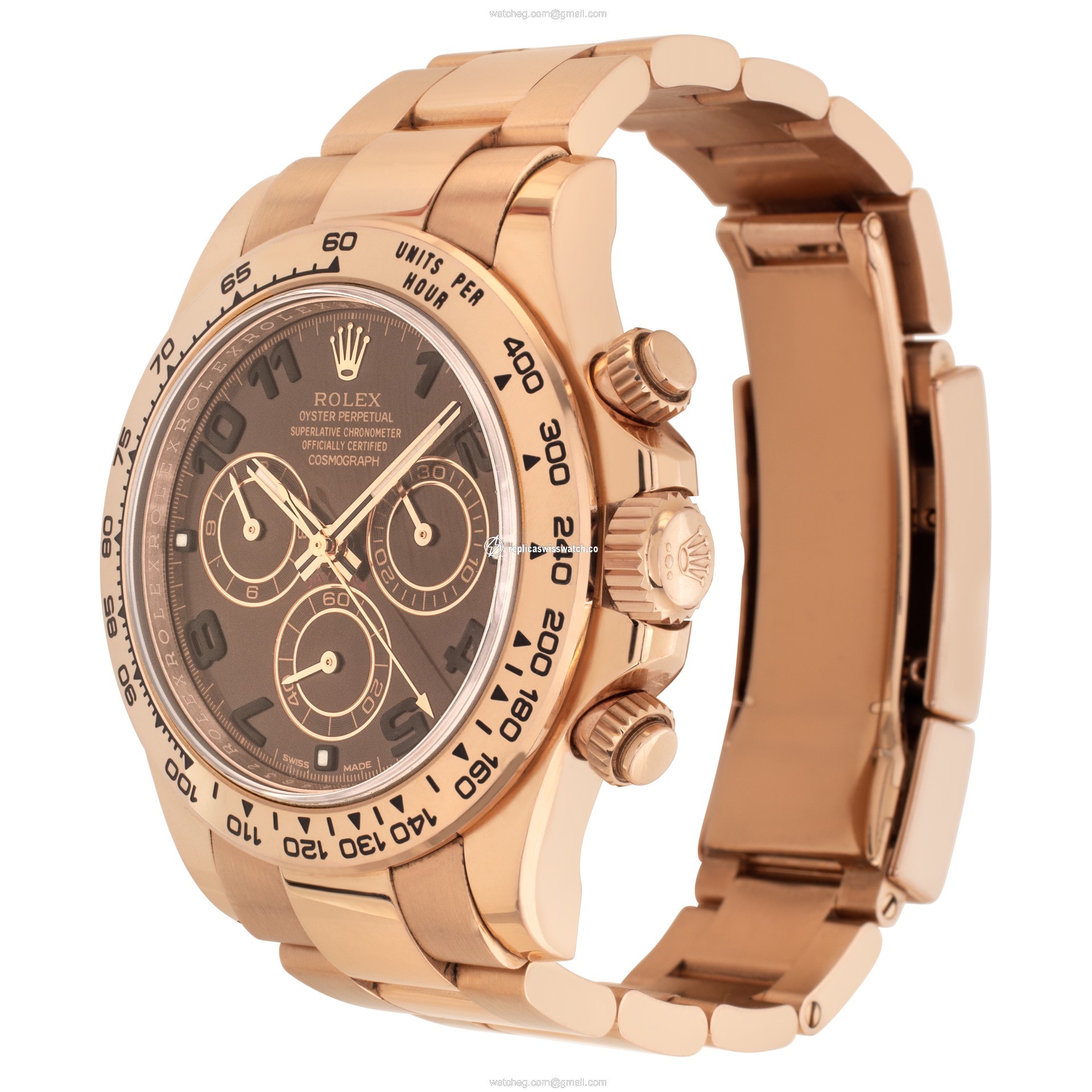 Rolex 116505 Daytona Automatic Female 18k rose gold Replica