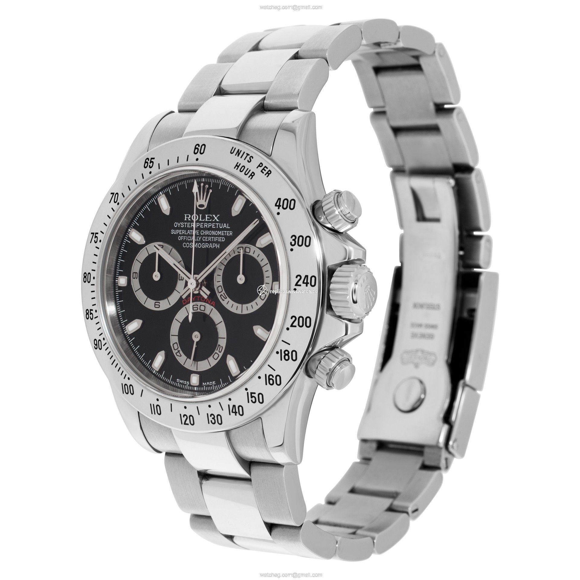 Rolex 116520 Daytona Automatic Unisex Stainless Steel Replica