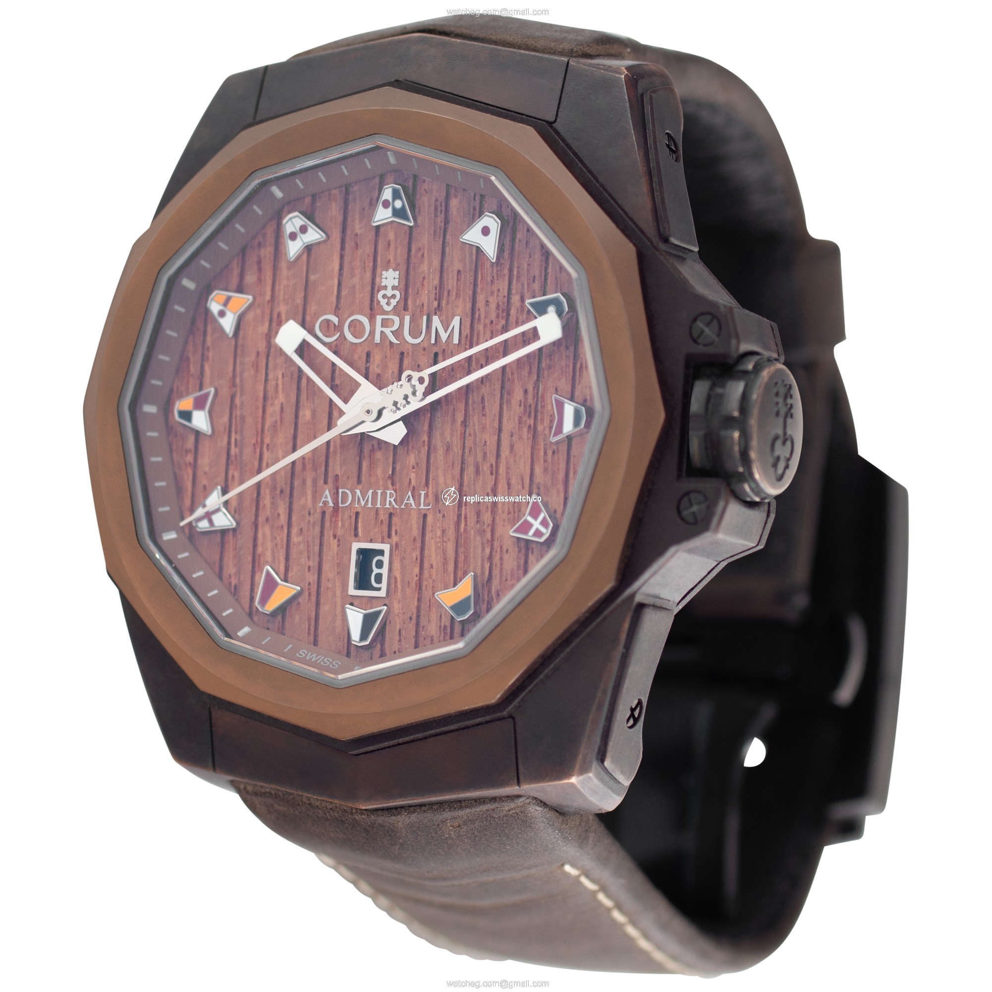 Corum 082.500.53/0F62 AW02 Admirals Cup Automatic Male Bronze Replica