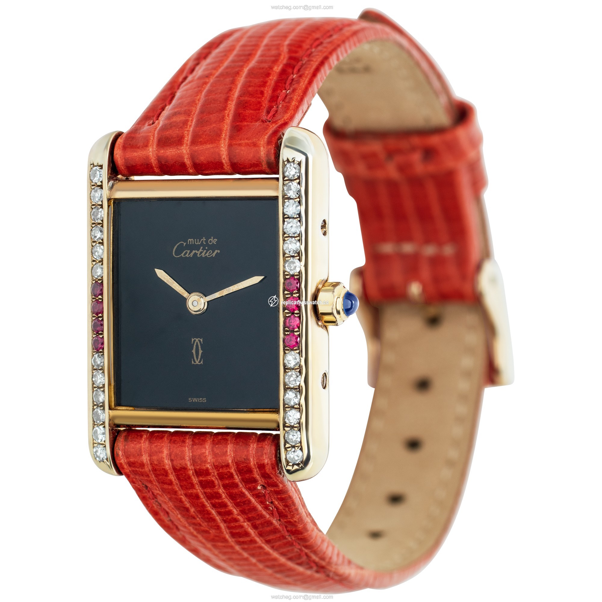 Cartier 388001 Tank Quartz Female Gold Fill Replica
