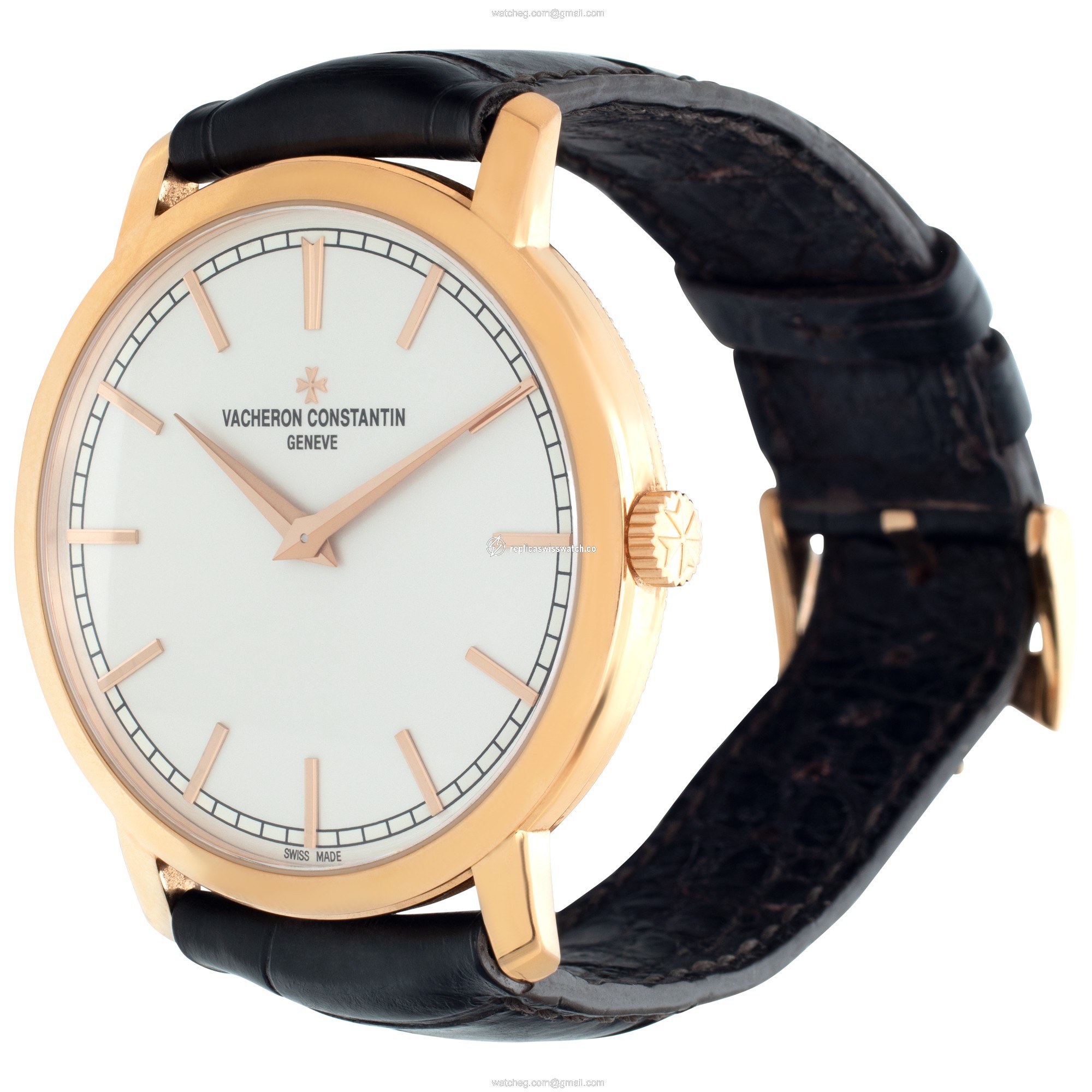 Vacheron Constantin 43075 Traditionnelle Automatic Male 18k rose gold Replica